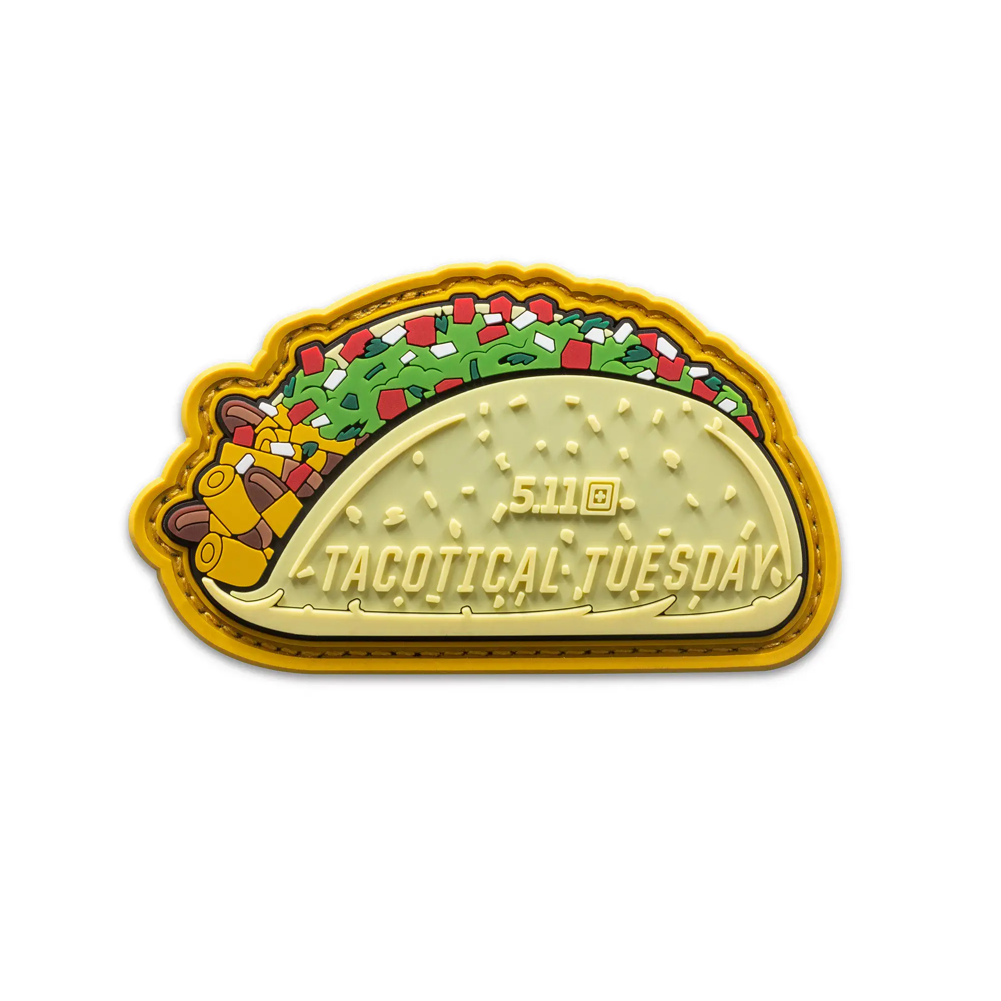 Нашивка 5.11 Tactical "Taco-tical Patch" - військове спорядження Darkskiff - фото 9 Нашивка 5.11 Tactical "Taco-tical Patch" - тактичне спорядження Darkskiff - фото 9