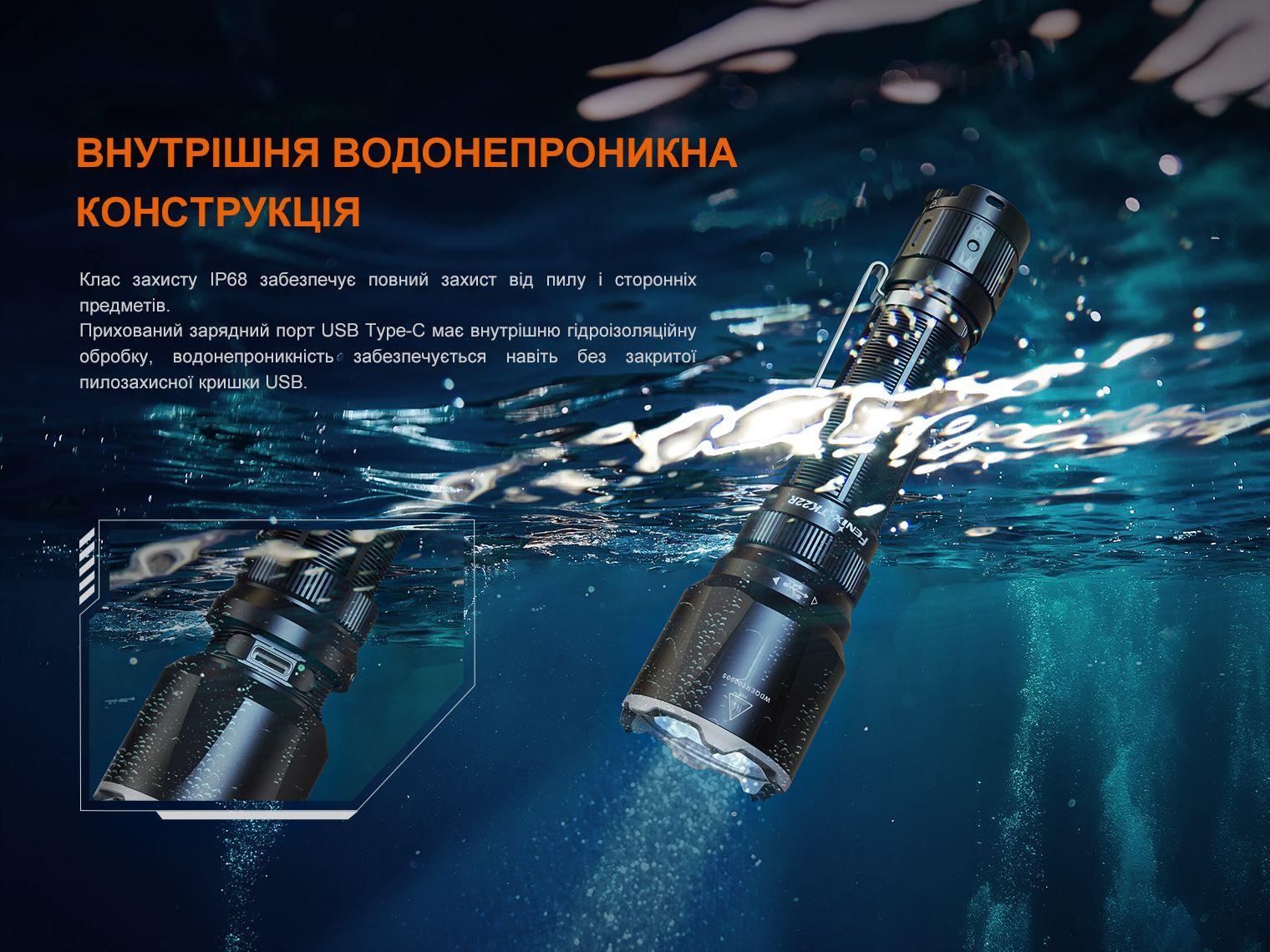 Ручной фонарь Fenix TK22R - военное снаряжение Darkskiff - фото 22 Ручной фонарь Fenix TK22R - тактическое снаряжение Darkskiff - фото 22