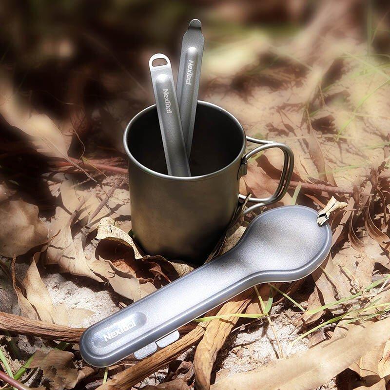 Столовий прилад NexTool Outdoor Spoon Fork NE0124 - військове спорядження Darkskiff - фото 18 Столовий прилад NexTool Outdoor Spoon Fork NE0124 - тактичне спорядження Darkskiff - фото 18