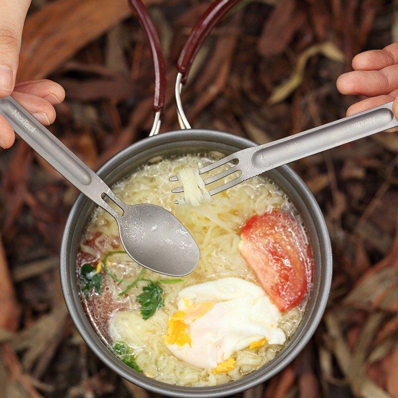 Столовий прилад NexTool Outdoor Spoon Fork NE0124 - військове спорядження Darkskiff - фото 12 Столовий прилад NexTool Outdoor Spoon Fork NE0124 - тактичне спорядження Darkskiff - фото 12