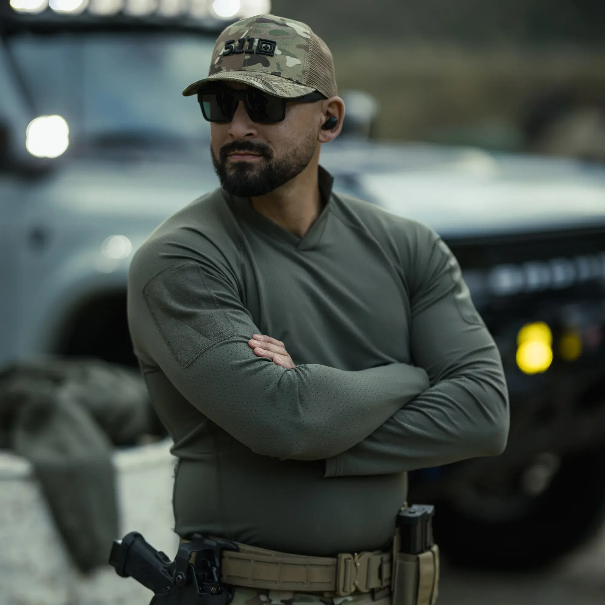 Термореглан 5.11 Tactical® "V.XI™ Sigurd L/S Shirt" - військове спорядження Darkskiff - фото 11 Термореглан 5.11 Tactical® "V.XI™ Sigurd L/S Shirt" - тактичне спорядження Darkskiff - фото 11