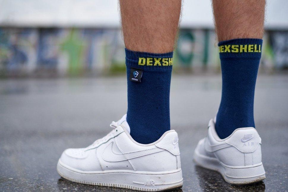 Носки водонепроницаемые Dexshell Ultra Thin Crew NL, pp М, синие - военное снаряжение Darkskiff - фото 28 Носки водонепроницаемые Dexshell Ultra Thin Crew NL, pp М, синие - тактическое снаряжение Darkskiff - фото 28