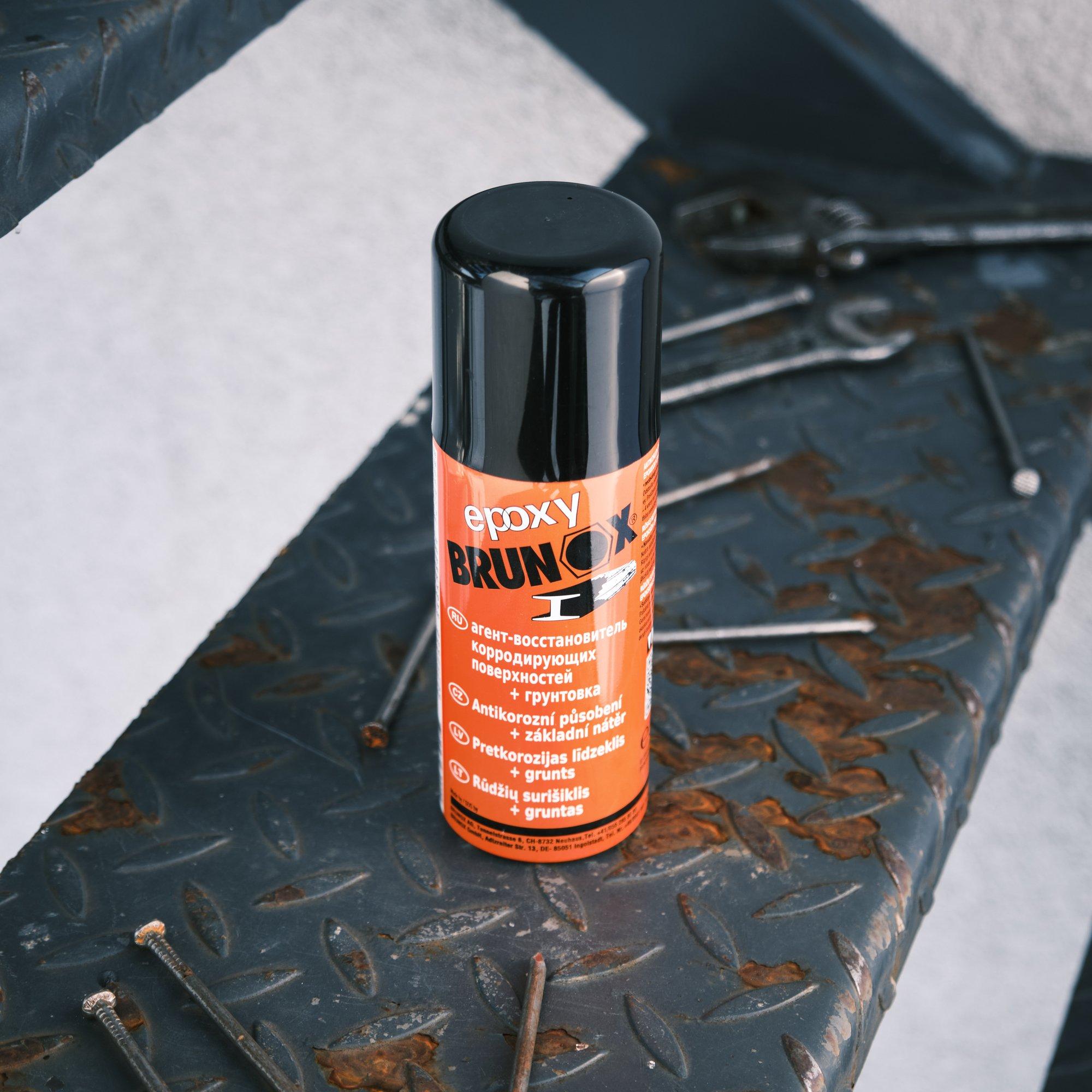 Brunox Epoxy нейтралізатор іржі спрей 150 ml - військове спорядження Darkskiff - фото 13 Brunox Epoxy нейтралізатор іржі спрей 150 ml - тактичне спорядження Darkskiff - фото 13