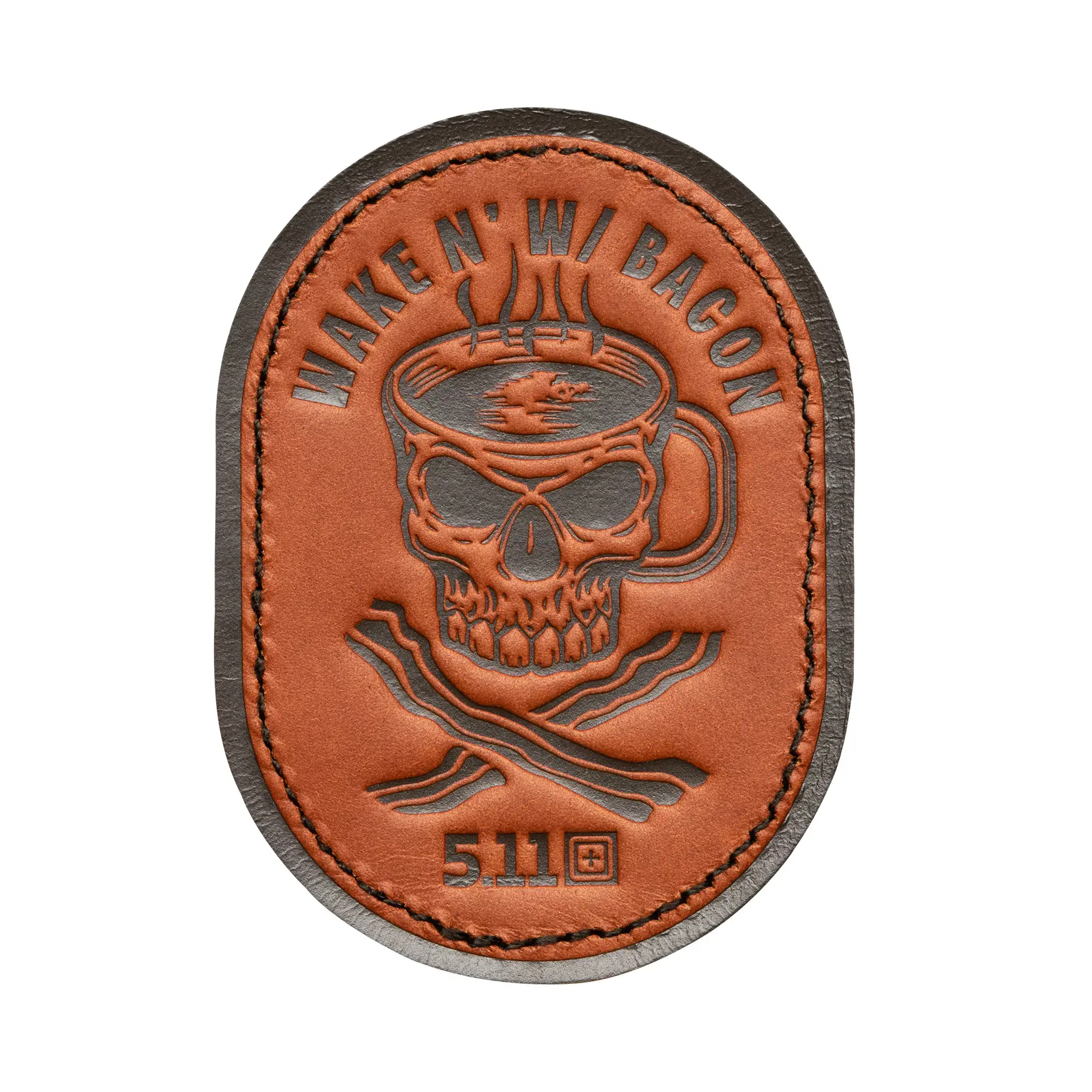 Нашивка 5.11 Tactical® "Wake N' with Bacon Patch" - військове спорядження Darkskiff - фото 9 Нашивка 5.11 Tactical® "Wake N' with Bacon Patch" - тактичне спорядження Darkskiff - фото 9
