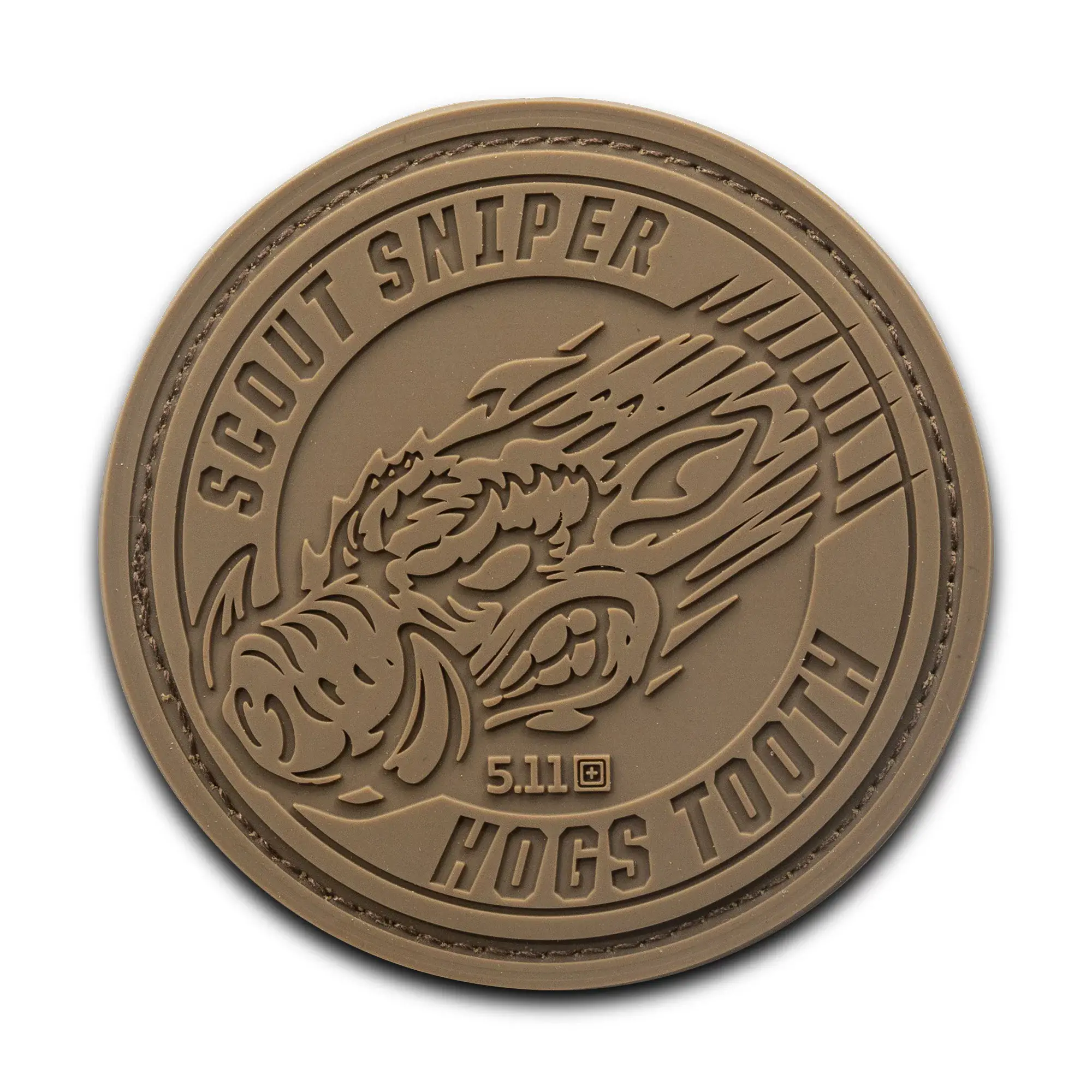 Нашивка 5.11 Tactical® "Hogs Tooth Desert Patch" - військове спорядження Darkskiff - фото 9 Нашивка 5.11 Tactical® "Hogs Tooth Desert Patch" - тактичне спорядження Darkskiff - фото 9