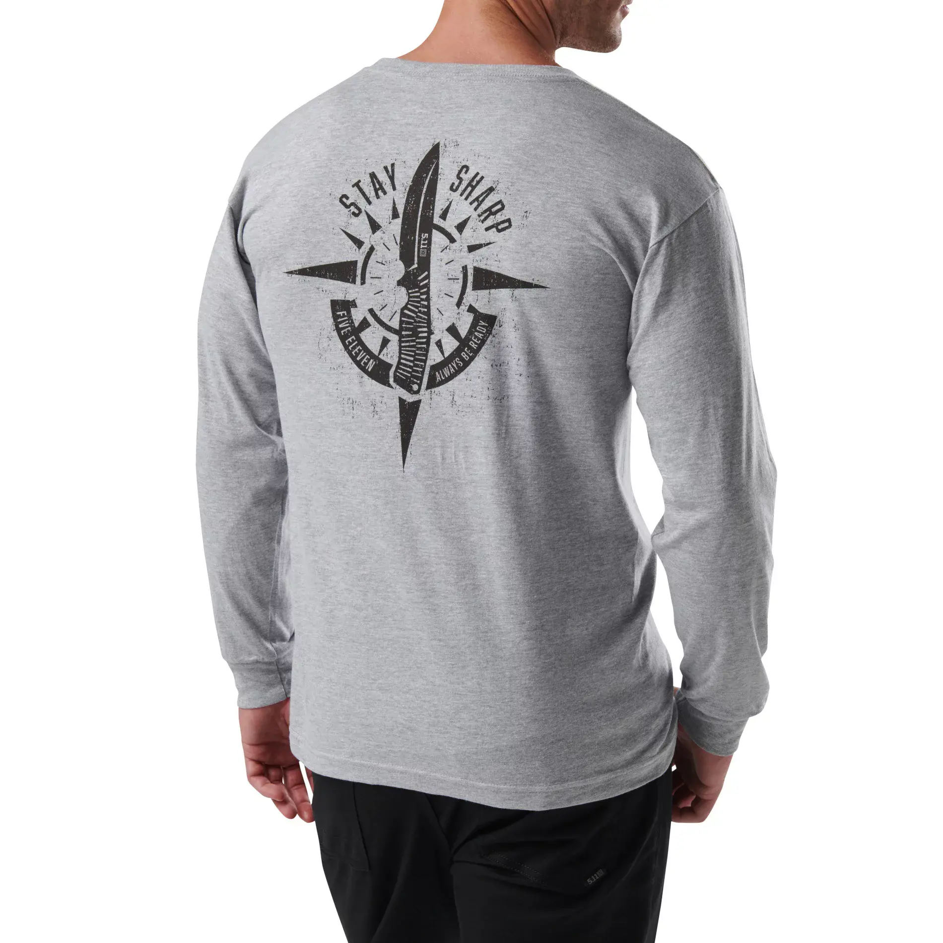 Реглан 5.11 Tactical® "Stay Sharp Long Sleeve" - військове спорядження Darkskiff - фото 10 Реглан 5.11 Tactical® "Stay Sharp Long Sleeve" - тактичне спорядження Darkskiff - фото 10