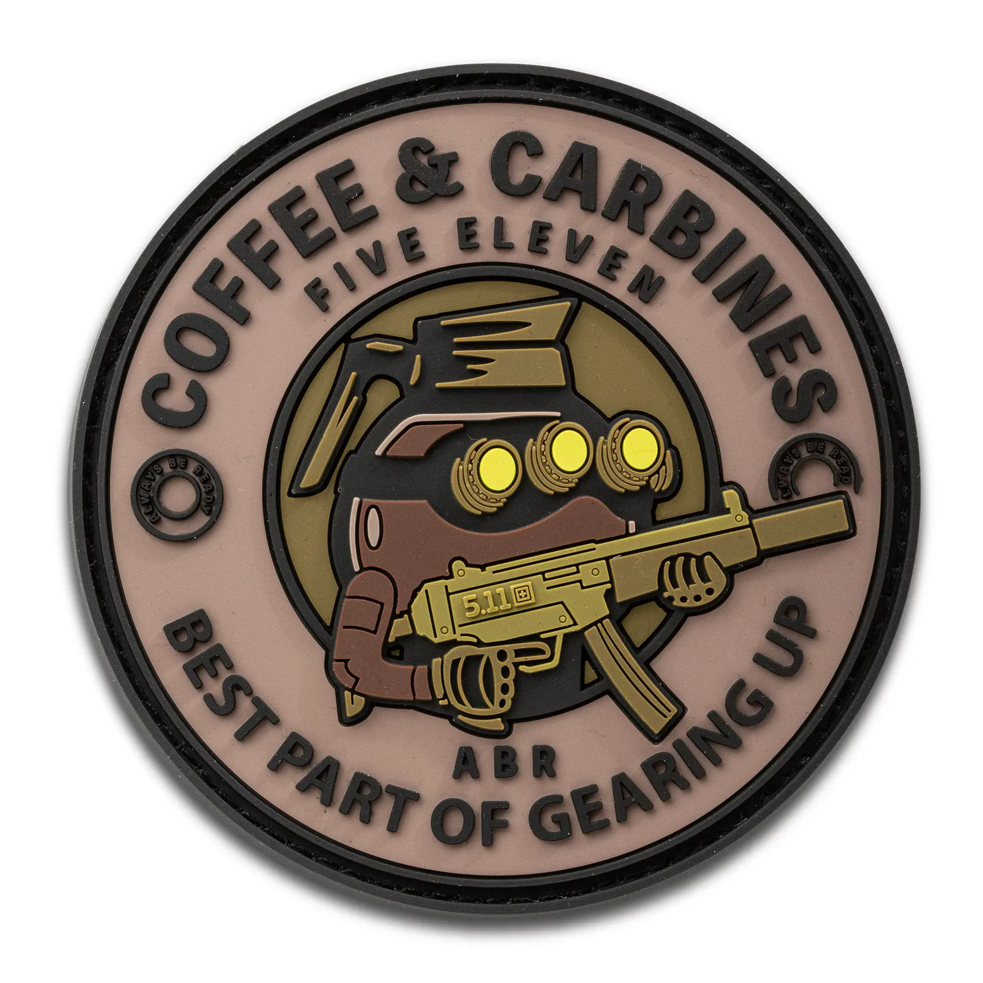 Нашивка 5.11 Tactical® "Coffee & Carbines Patch" - військове спорядження Darkskiff - фото 9 Нашивка 5.11 Tactical® "Coffee & Carbines Patch" - тактичне спорядження Darkskiff - фото 9