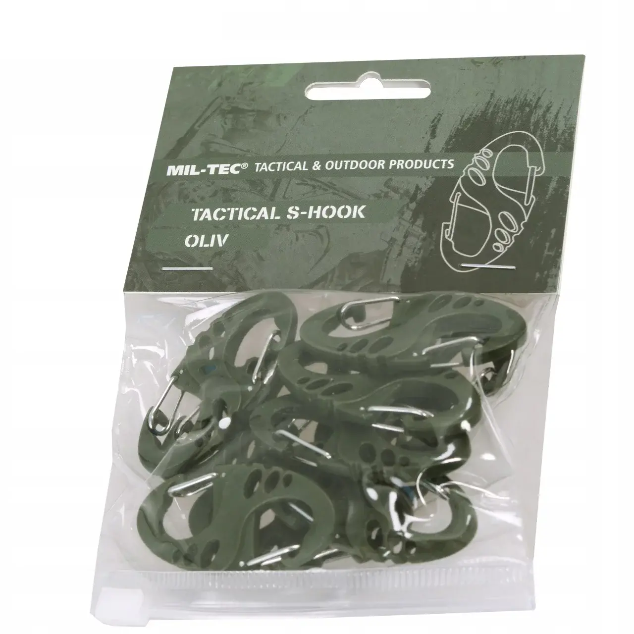 Карабин Sturm Mil-Tec S-HOOK OD (10 шт.) - военное снаряжение Darkskiff - фото 12 Карабин Sturm Mil-Tec S-HOOK OD (10 шт.) - тактическое снаряжение Darkskiff - фото 12