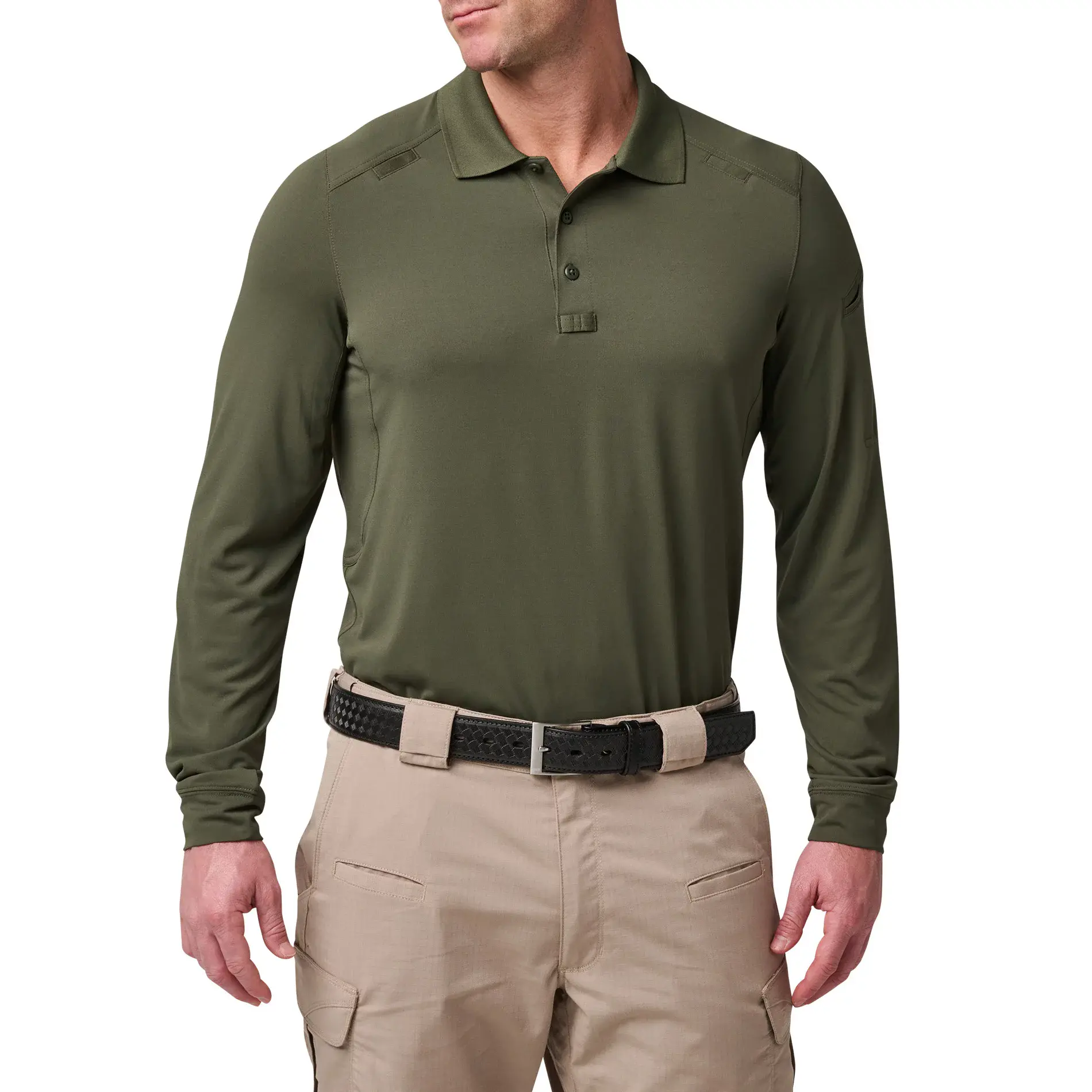 Поло з довгим рукавом "5.11 Tactical® Helios Long Sleeve Polo" - військове спорядження Darkskiff - фото 12 Поло з довгим рукавом "5.11 Tactical® Helios Long Sleeve Polo" - тактичне спорядження Darkskiff - фото 12