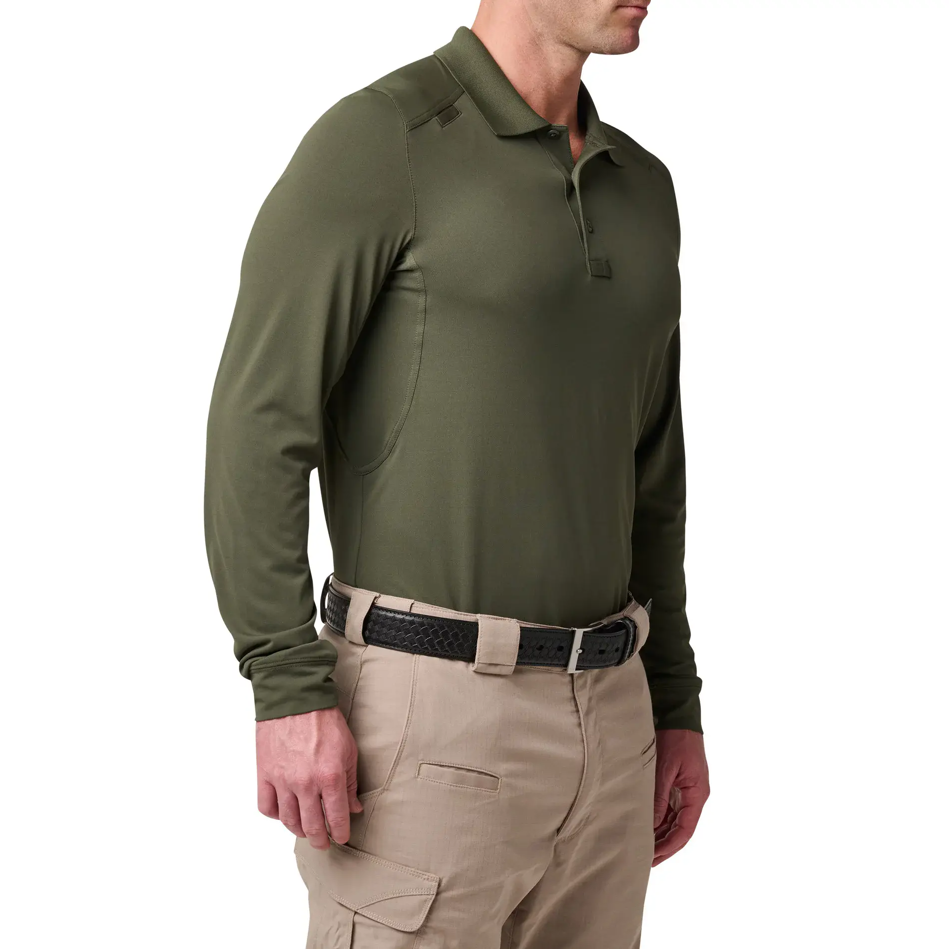 Поло з довгим рукавом "5.11 Tactical® Helios Long Sleeve Polo" - військове спорядження Darkskiff - фото 14 Поло з довгим рукавом "5.11 Tactical® Helios Long Sleeve Polo" - тактичне спорядження Darkskiff - фото 14