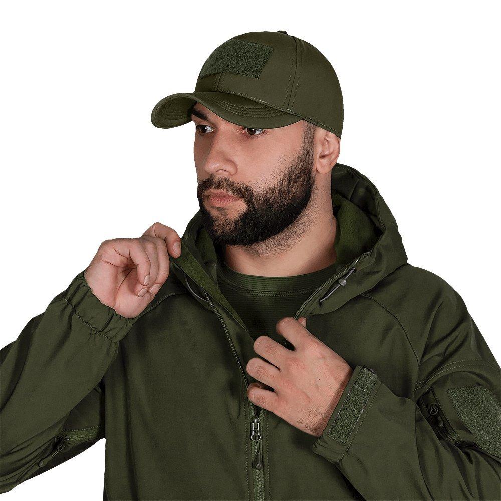 Бейсболка Tactic SoftShell Olive (5869) - военное снаряжение Darkskiff - фото 16 Бейсболка Tactic SoftShell Olive (5869) - тактическое снаряжение Darkskiff - фото 16