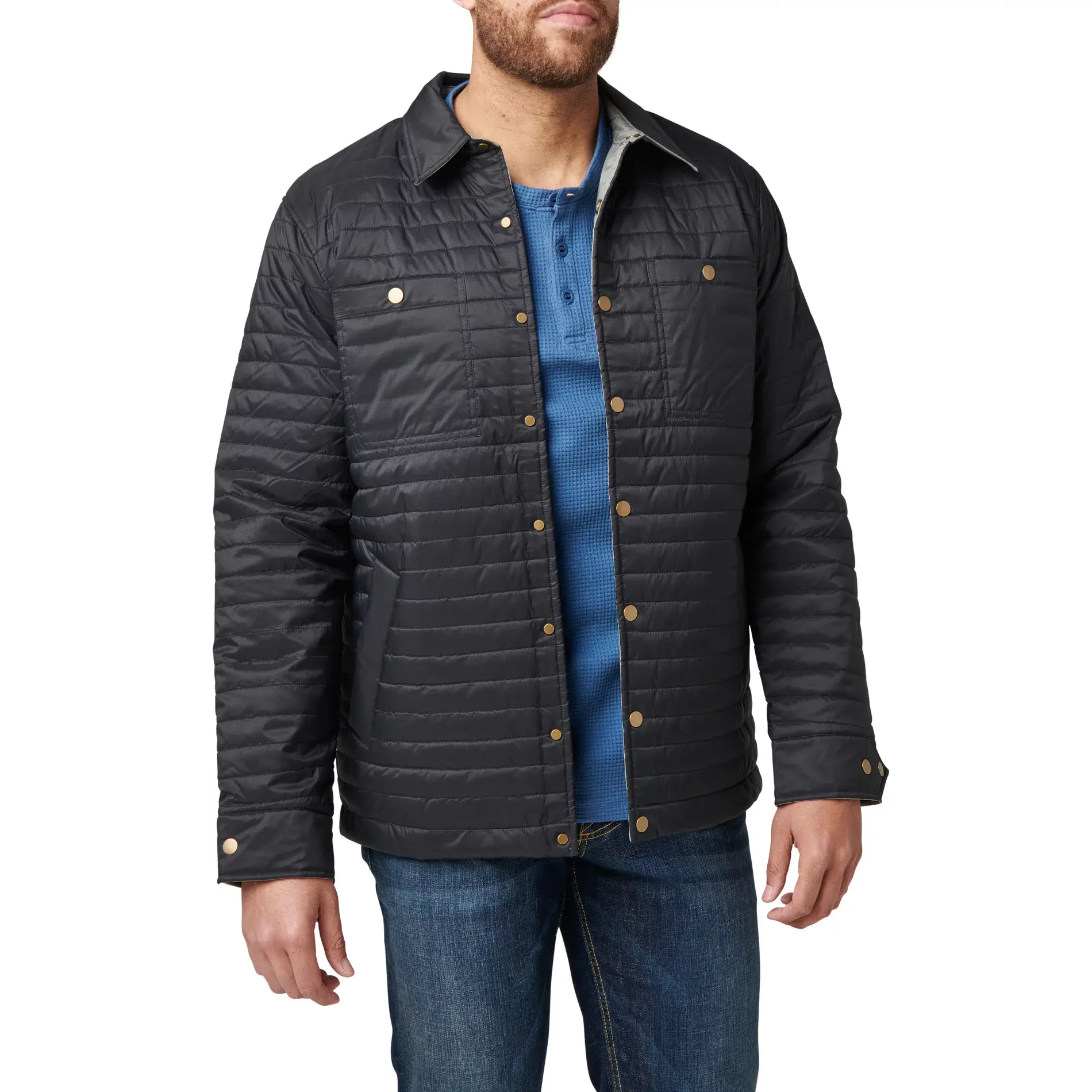 Куртка демісезонна 5.11 Tactical® "Dylan Reversible PrimaLoft® Shirt Jacket" - військове спорядження Darkskiff - фото 12 Куртка демісезонна 5.11 Tactical® "Dylan Reversible PrimaLoft® Shirt Jacket" - тактичне спорядження Darkskiff - фото 12