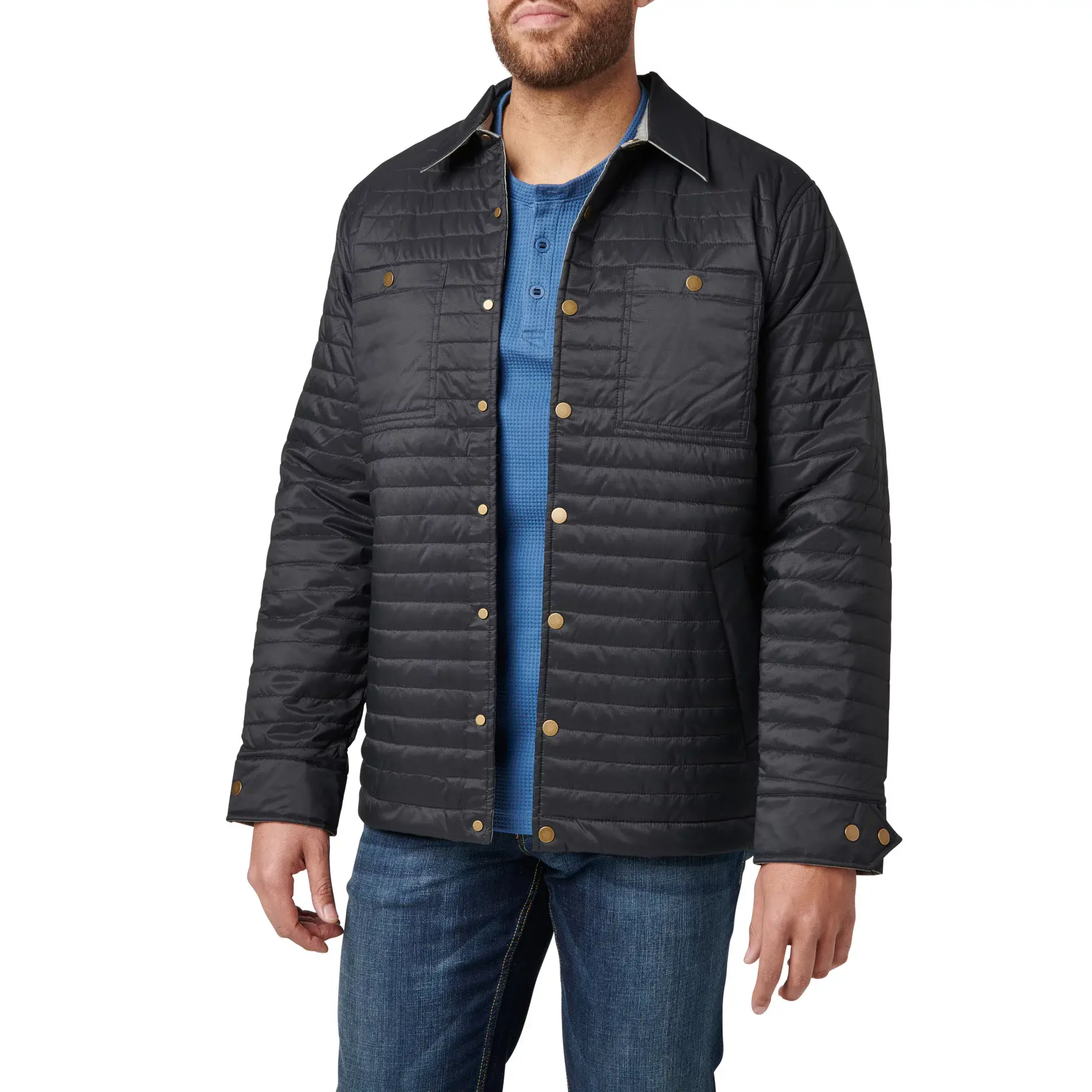 Куртка демісезонна 5.11 Tactical® "Dylan Reversible PrimaLoft® Shirt Jacket" - військове спорядження Darkskiff - фото 11 Куртка демісезонна 5.11 Tactical® "Dylan Reversible PrimaLoft® Shirt Jacket" - тактичне спорядження Darkskiff - фото 11