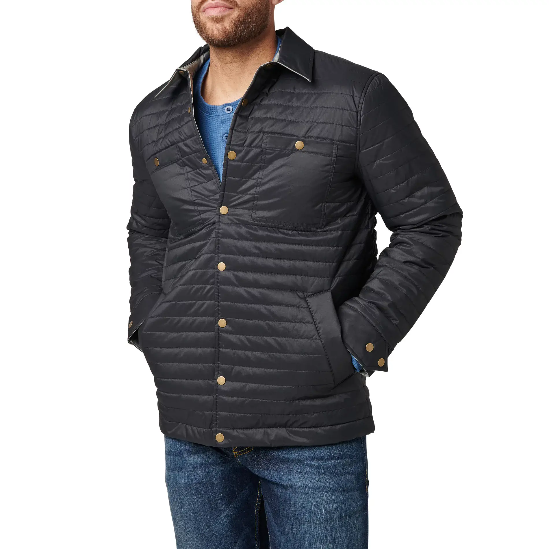 Куртка демісезонна 5.11 Tactical® "Dylan Reversible PrimaLoft® Shirt Jacket" - військове спорядження Darkskiff - фото 13 Куртка демісезонна 5.11 Tactical® "Dylan Reversible PrimaLoft® Shirt Jacket" - тактичне спорядження Darkskiff - фото 13