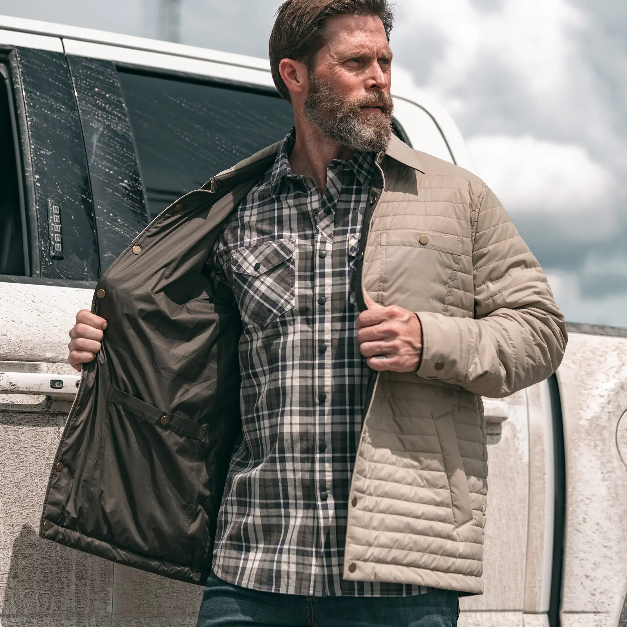 Куртка демісезонна 5.11 Tactical® "Dylan Reversible PrimaLoft® Shirt Jacket" - військове спорядження Darkskiff - фото 20 Куртка демісезонна 5.11 Tactical® "Dylan Reversible PrimaLoft® Shirt Jacket" - тактичне спорядження Darkskiff - фото 20