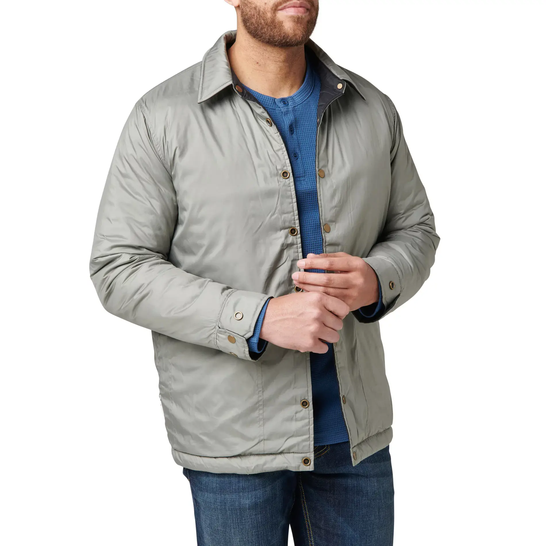 Куртка демісезонна 5.11 Tactical® "Dylan Reversible PrimaLoft® Shirt Jacket" - військове спорядження Darkskiff - фото 17 Куртка демісезонна 5.11 Tactical® "Dylan Reversible PrimaLoft® Shirt Jacket" - тактичне спорядження Darkskiff - фото 17