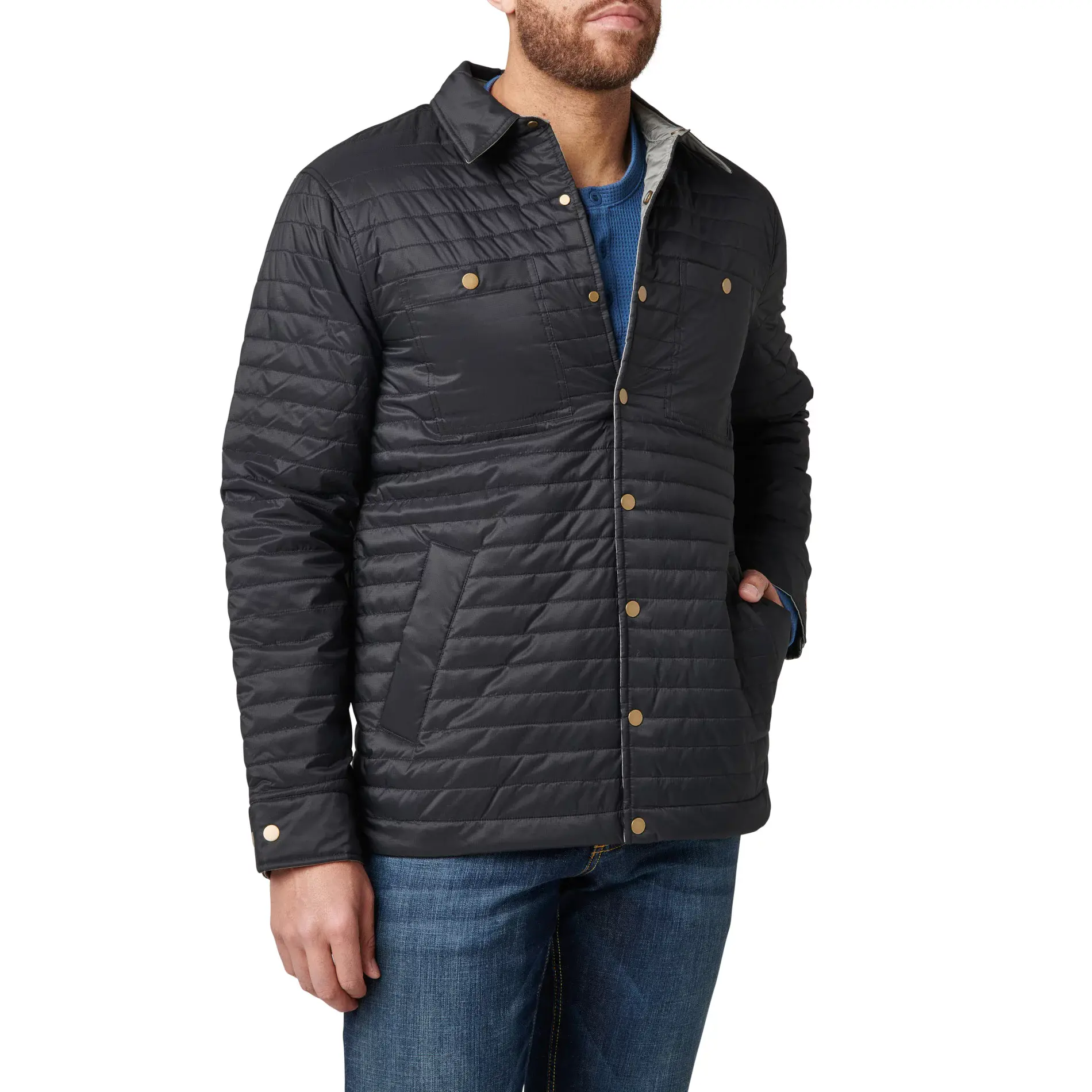 Куртка демісезонна 5.11 Tactical® "Dylan Reversible PrimaLoft® Shirt Jacket" - військове спорядження Darkskiff - фото 9 Куртка демісезонна 5.11 Tactical® "Dylan Reversible PrimaLoft® Shirt Jacket" - тактичне спорядження Darkskiff - фото 9