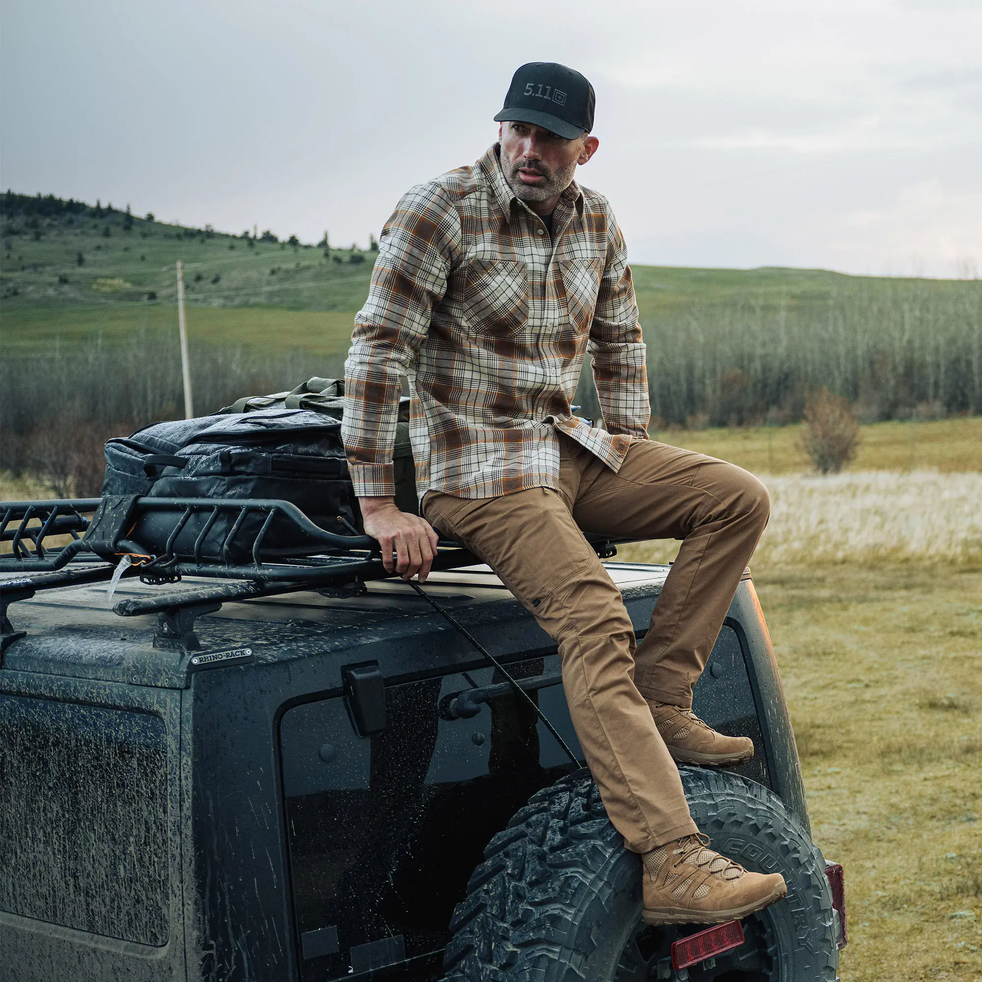 Сорочка тактична "5.11 Tactical® Silverwood Flannel Plaid Long Sleeve Shirt" - військове спорядження Darkskiff - фото 14 Сорочка тактична "5.11 Tactical® Silverwood Flannel Plaid Long Sleeve Shirt" - тактичне спорядження Darkskiff - фото 14