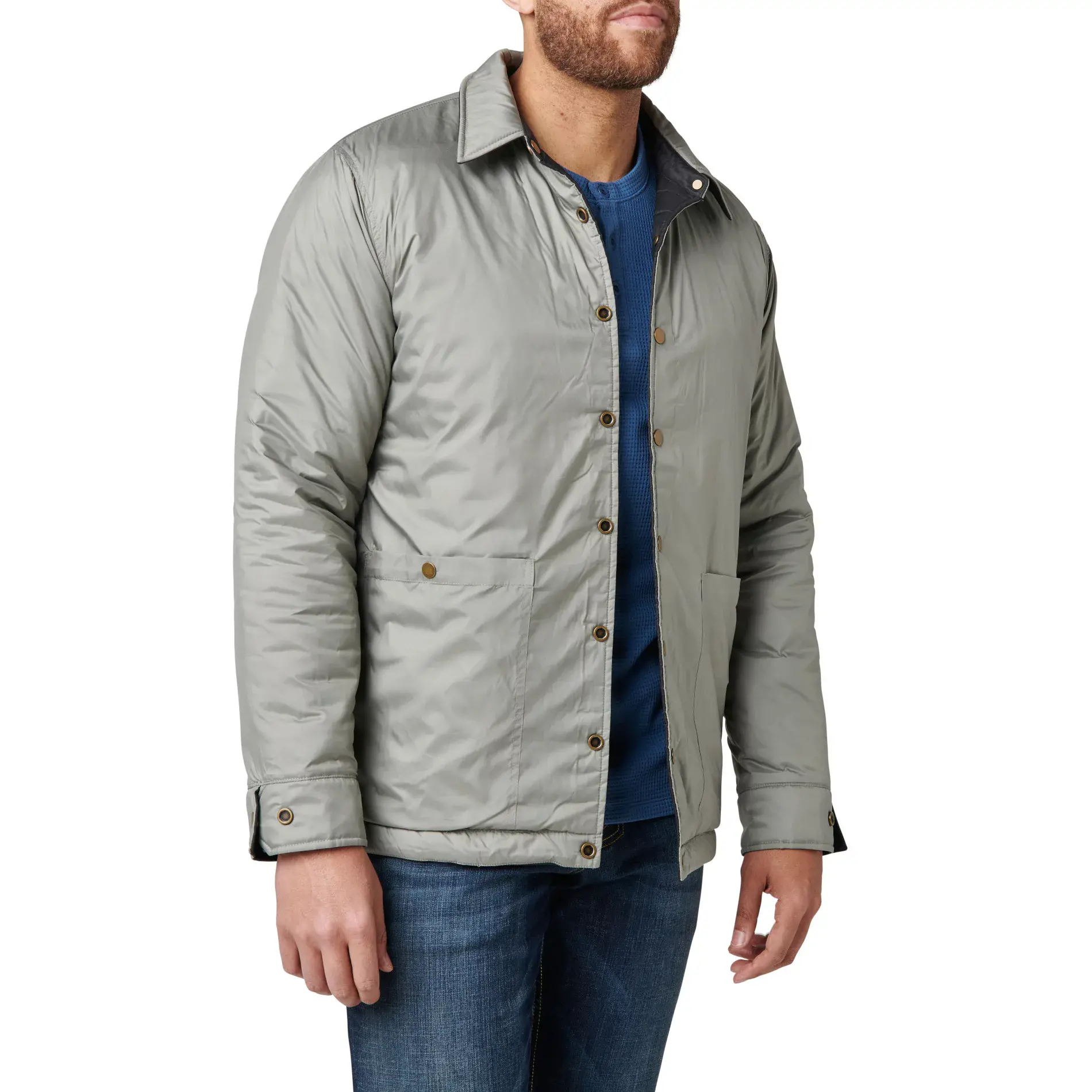 Куртка демісезонна 5.11 Tactical® "Dylan Reversible PrimaLoft® Shirt Jacket" - військове спорядження Darkskiff - фото 15 Куртка демісезонна 5.11 Tactical® "Dylan Reversible PrimaLoft® Shirt Jacket" - тактичне спорядження Darkskiff - фото 15