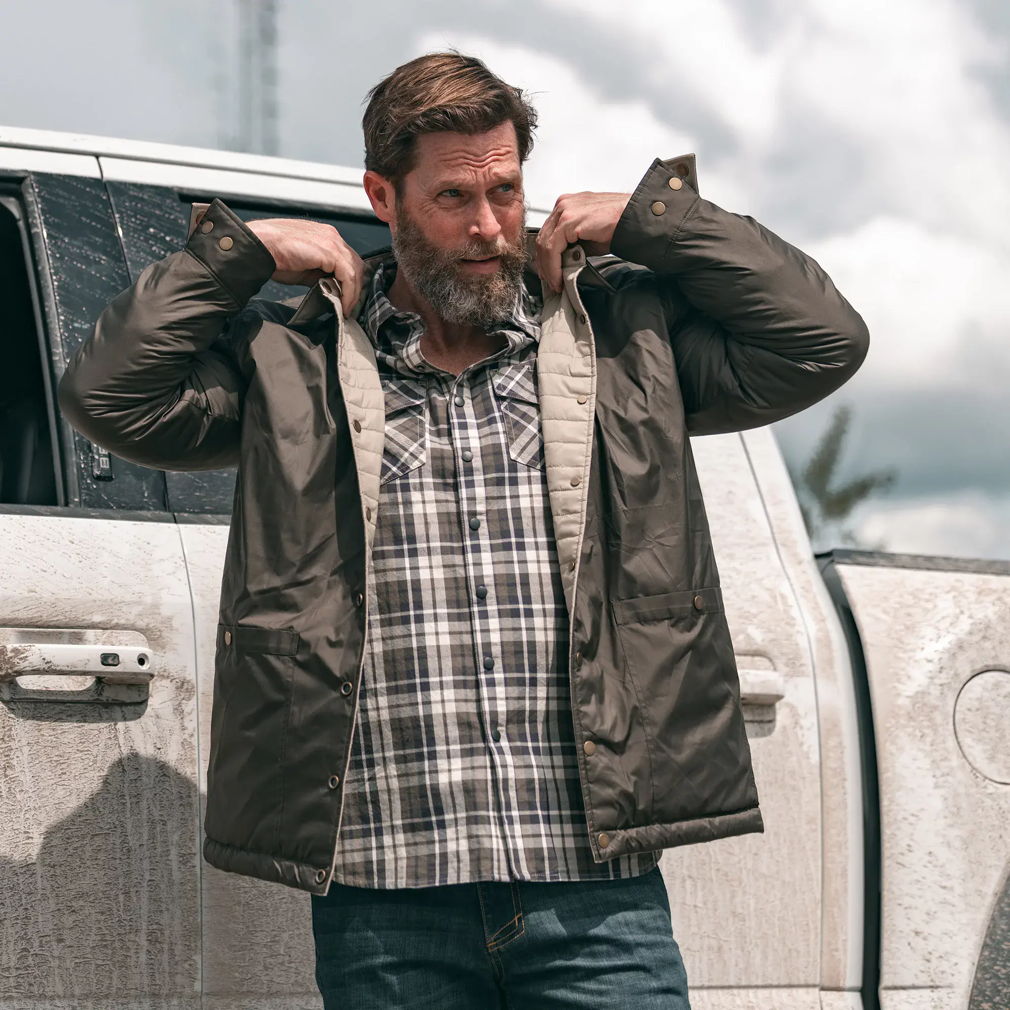 Куртка демісезонна 5.11 Tactical® "Dylan Reversible PrimaLoft® Shirt Jacket" - військове спорядження Darkskiff - фото 21 Куртка демісезонна 5.11 Tactical® "Dylan Reversible PrimaLoft® Shirt Jacket" - тактичне спорядження Darkskiff - фото 21