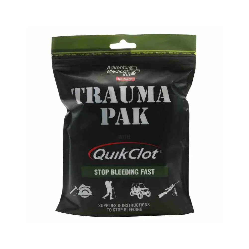 Приключенческие медицинские аптечки® "Trauma Pak First Aid Kit with QuikClot" - военное снаряжение Darkskiff - фото 10 Приключенческие медицинские аптечки® "Trauma Pak First Aid Kit with QuikClot" - тактическое снаряжение Darkskiff - фото 10