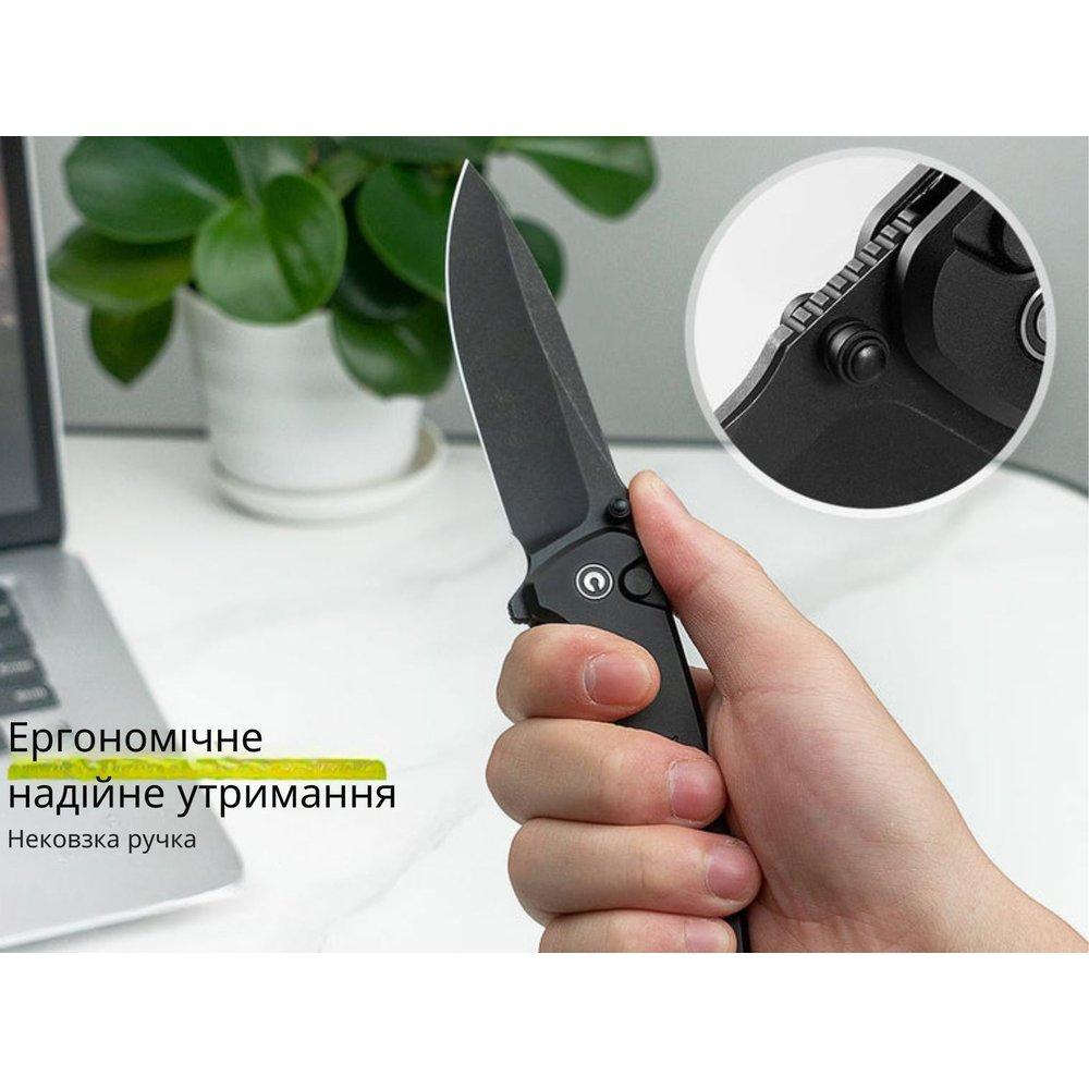 Ніж складаний Civivi Hyperpulse C23087A-1 - військове спорядження Darkskiff - фото 21 Ніж складаний Civivi Hyperpulse C23087A-1 - тактичне спорядження Darkskiff - фото 21