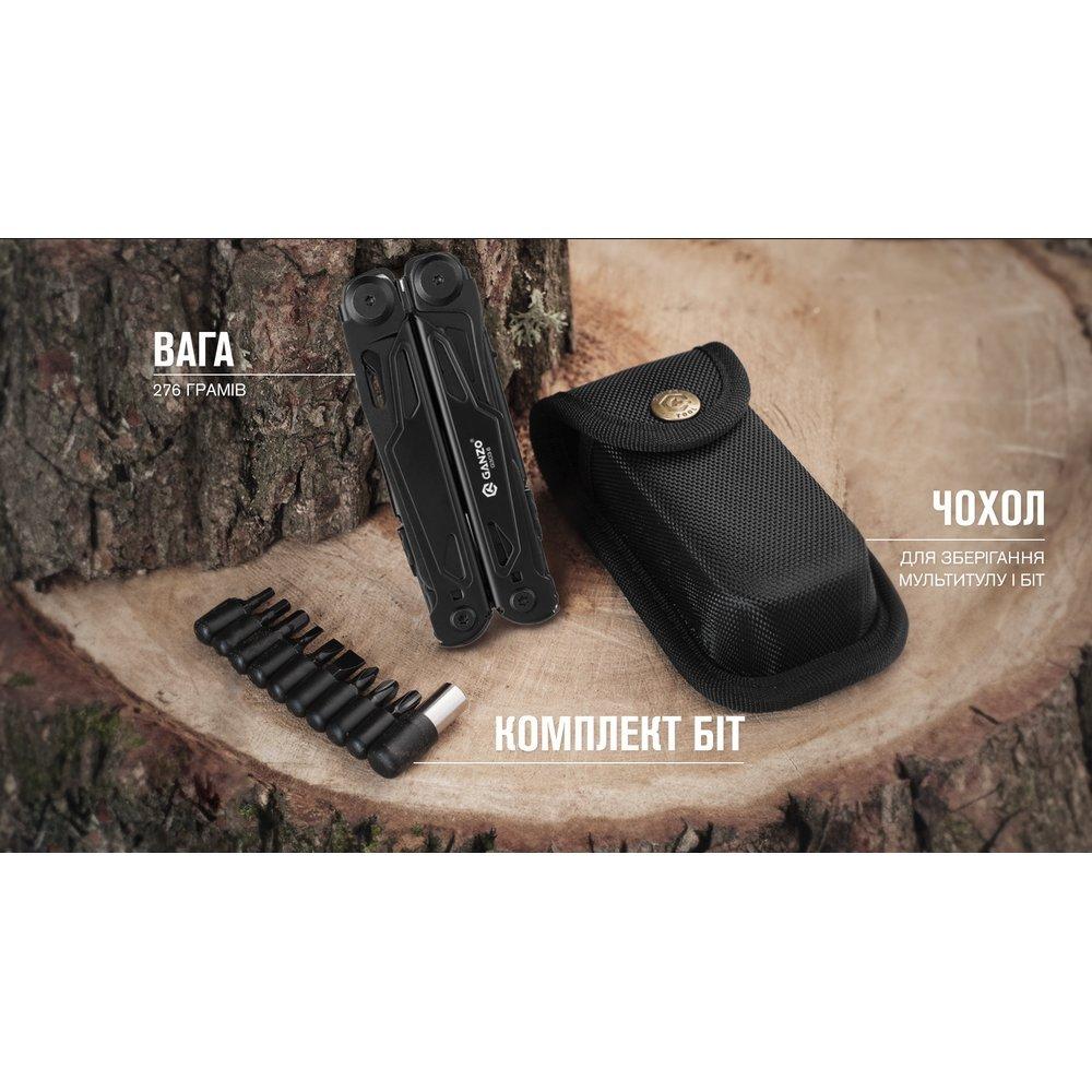Мультитул Multi Tool Ganzo G303-B - військове спорядження Darkskiff - фото 15 Мультитул Multi Tool Ganzo G303-B - тактичне спорядження Darkskiff - фото 15