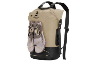 Рюкзак водонепроникний Naturehike NH21FSB04, 40л, бежевий - тактичне спорядження Darkskiff - фото 10