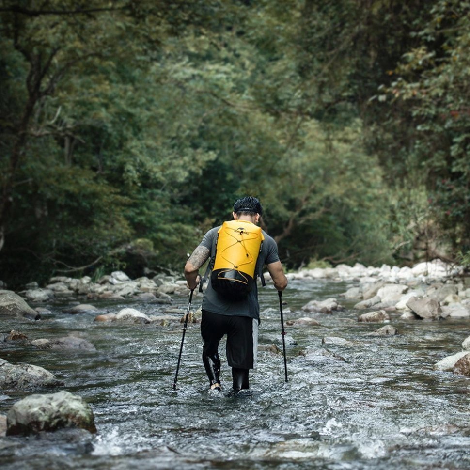 Водонепроницаемый рюкзак Naturehike NH21FSB04, 40л, бежевый - военное снаряжение Darkskiff - фото 12 Водонепроницаемый рюкзак Naturehike NH21FSB04, 40л, бежевый - тактическое снаряжение Darkskiff - фото 12