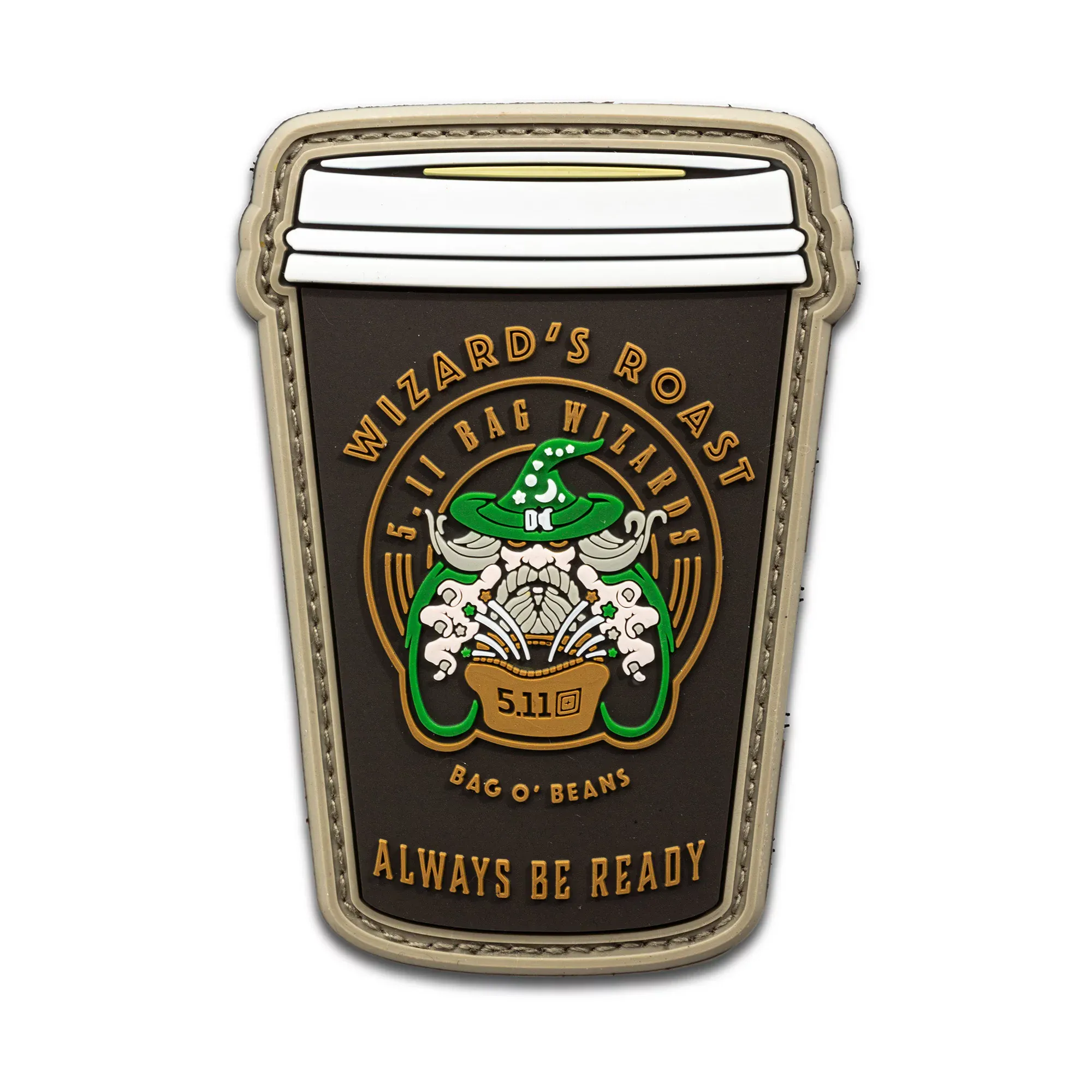Нашивка 5.11 Tactical® "Wizards Roast Patch" - військове спорядження Darkskiff - фото 9 Нашивка 5.11 Tactical® "Wizards Roast Patch" - тактичне спорядження Darkskiff - фото 9