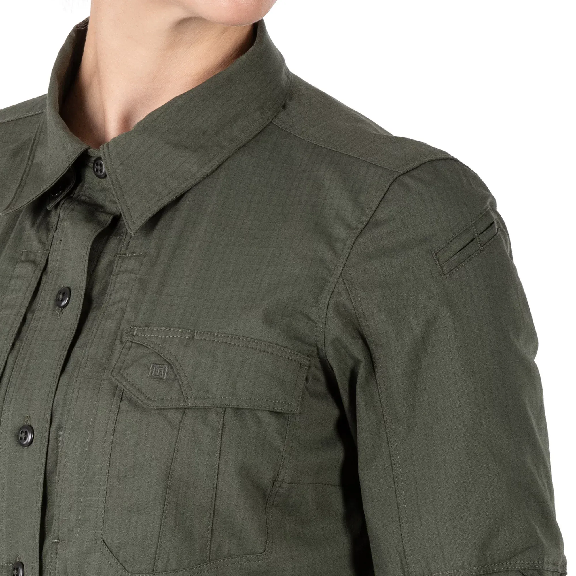 Женская тактическая рубашка "5.11 Tactical® Women's Stryke® Long Sleeve Shirt" - военное снаряжение Darkskiff - фото 11 Женская тактическая рубашка "5.11 Tactical® Women's Stryke® Long Sleeve Shirt" - тактическое снаряжение Darkskiff - фото 11