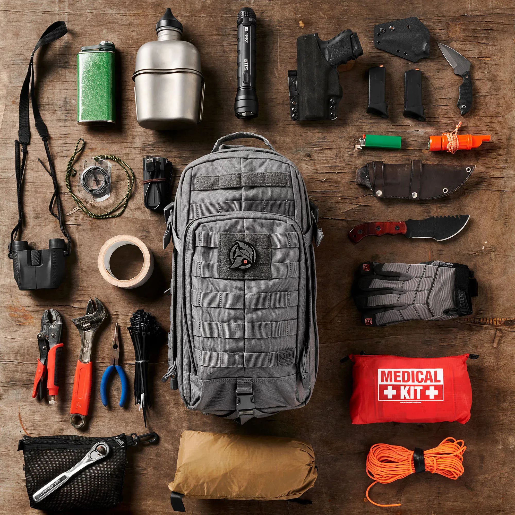 Сумка-рюкзак однолямочна "5.11 Tactical® RUSH® MOAB™ 10 Sling Pack 18L" - військове спорядження Darkskiff - фото 16 Сумка-рюкзак однолямочна "5.11 Tactical® RUSH® MOAB™ 10 Sling Pack 18L" - тактичне спорядження Darkskiff - фото 16
