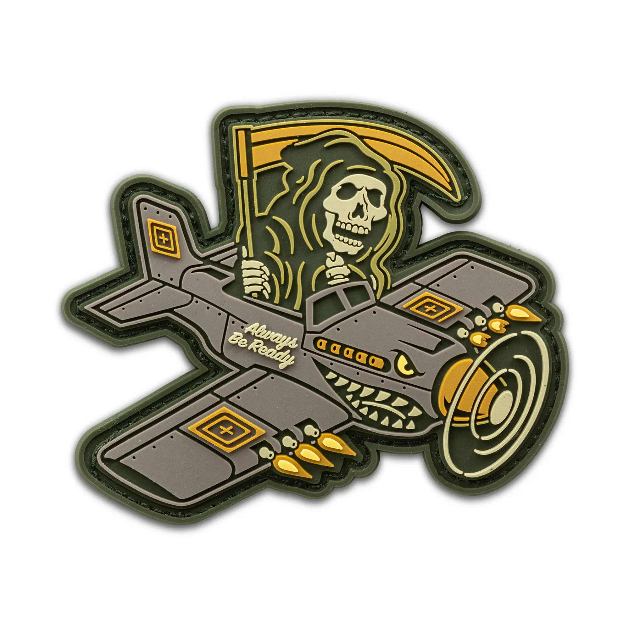 Нашивка 5.11 Tactical® "Reaper Drab Patch" - військове спорядження Darkskiff - фото 9 Нашивка 5.11 Tactical® "Reaper Drab Patch" - тактичне спорядження Darkskiff - фото 9