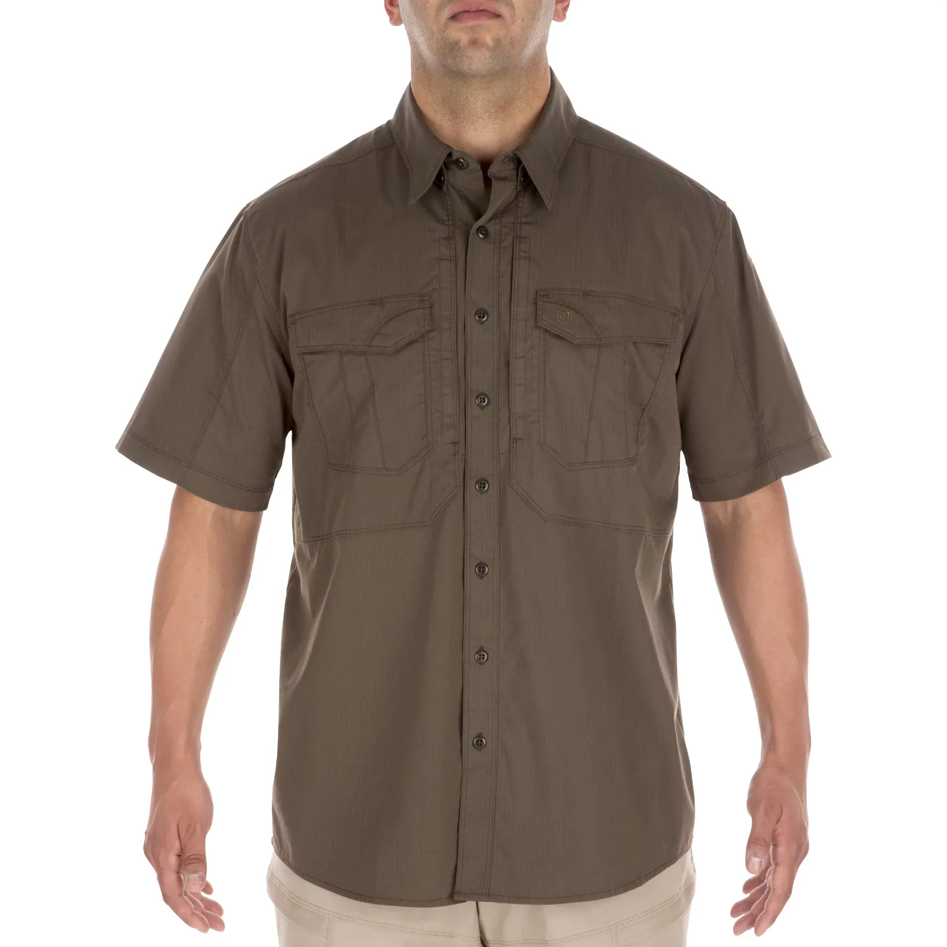 Сорочка тактична "5.11 Tactical® Stryke® Short Sleeve Shirt" - військове спорядження Darkskiff - фото 9 Сорочка тактична "5.11 Tactical® Stryke® Short Sleeve Shirt" - тактичне спорядження Darkskiff - фото 9
