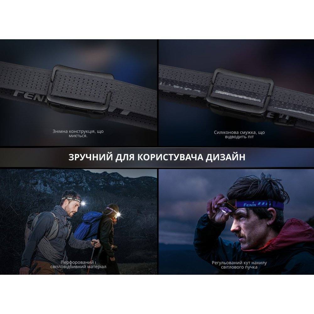 Налобный фонарь Fenix HL12R V2.0 серый - военное снаряжение Darkskiff - фото 22 Налобный фонарь Fenix HL12R V2.0 серый - тактическое снаряжение Darkskiff - фото 22