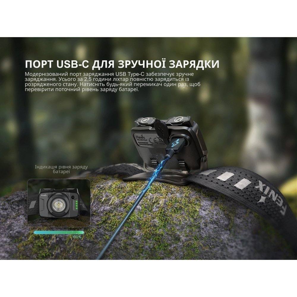 Налобный фонарь Fenix HL12R V2.0 серый - военное снаряжение Darkskiff - фото 18 Налобный фонарь Fenix HL12R V2.0 серый - тактическое снаряжение Darkskiff - фото 18