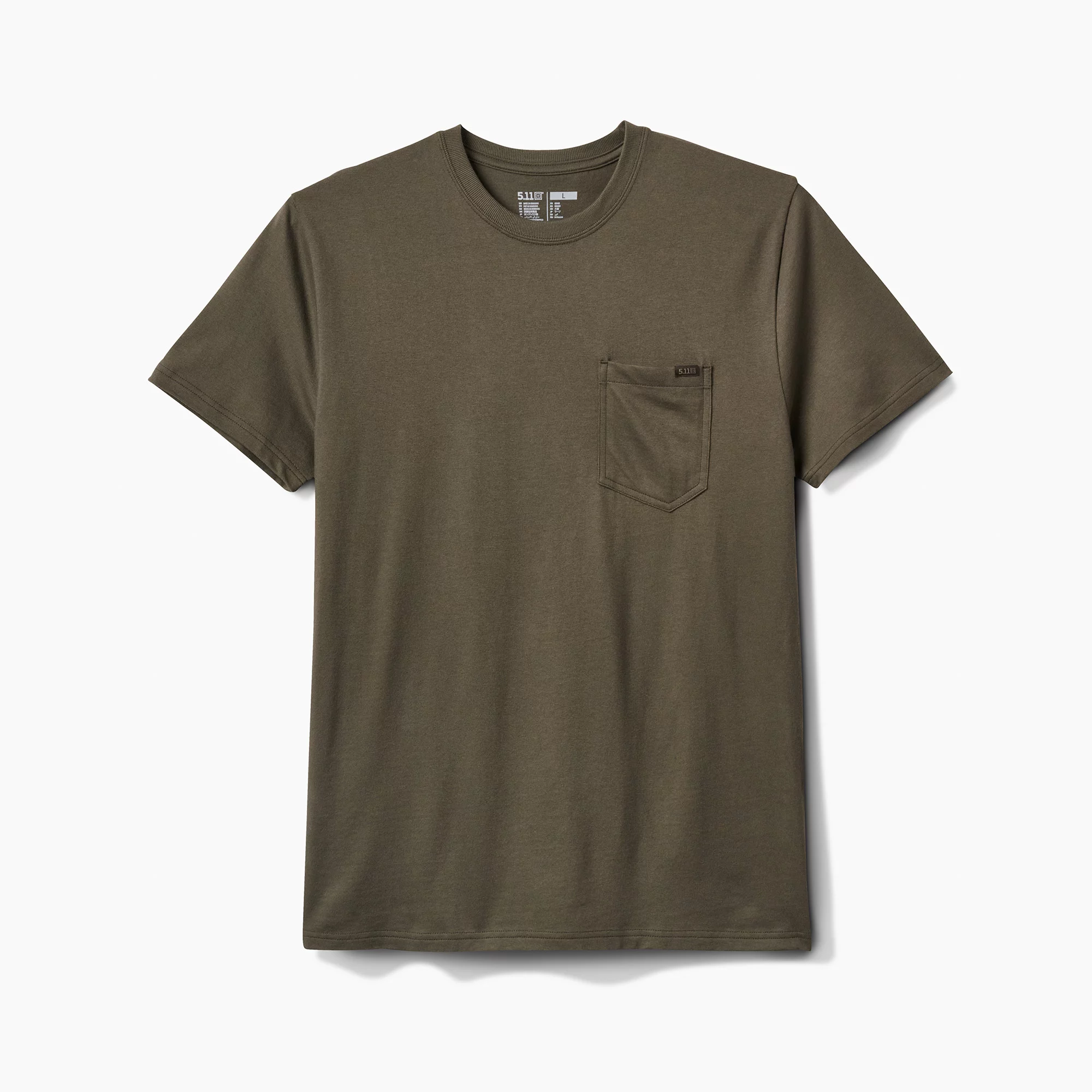 Футболка 5.11 Tactical® "Elite Short Sleeve Pocket" - військове спорядження Darkskiff - фото 9 Футболка 5.11 Tactical® "Elite Short Sleeve Pocket" - тактичне спорядження Darkskiff - фото 9