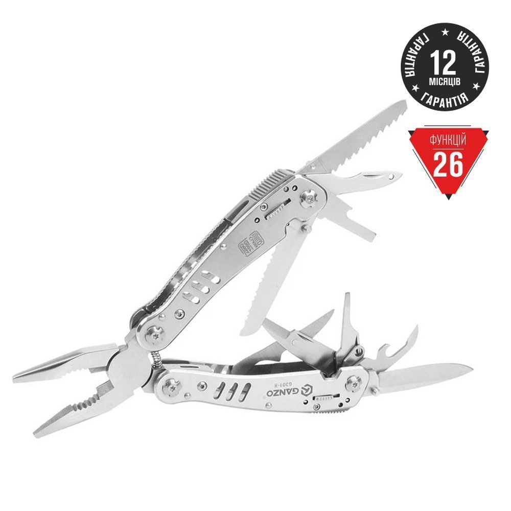 Мультитул Multi Tool Ganzo G301-H - військове спорядження Darkskiff - фото 32 Мультитул Multi Tool Ganzo G301-H - тактичне спорядження Darkskiff - фото 32
