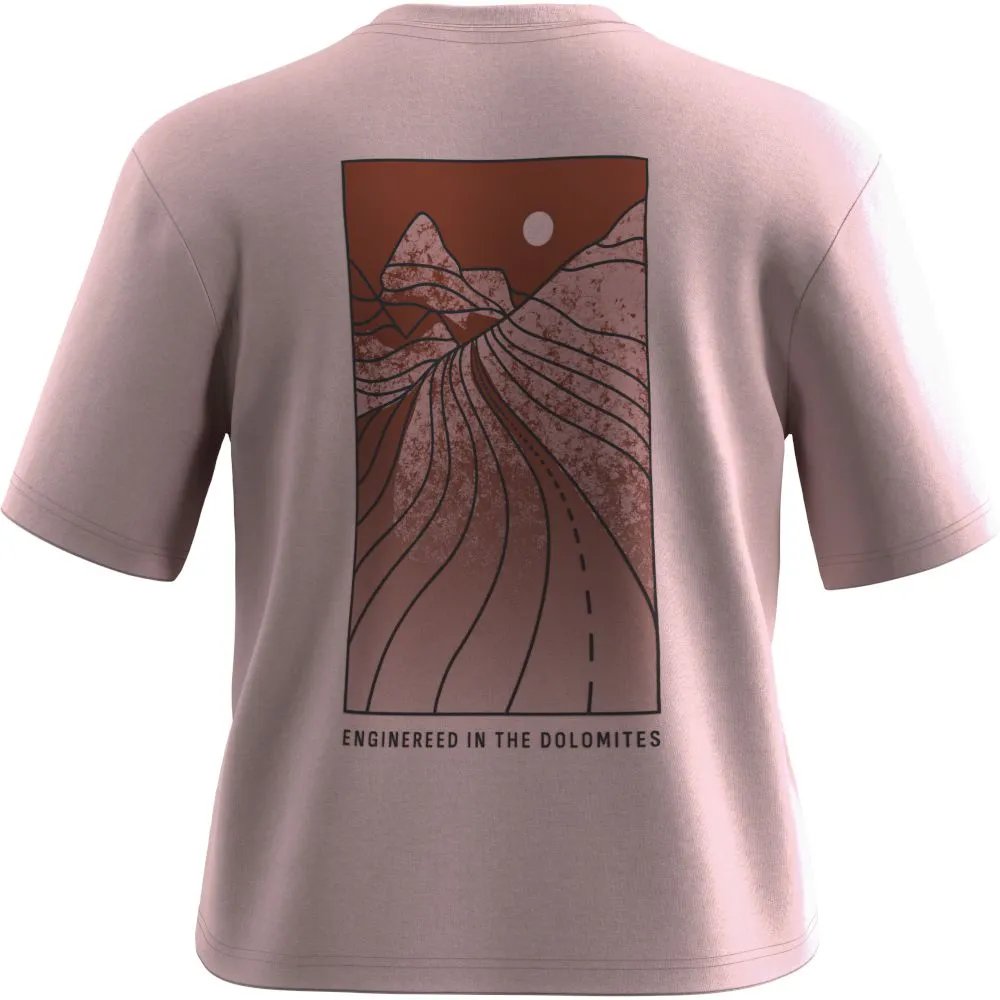 Футболка Salewa Eagle Sunset Loose T-Shirt Wmn - тактичне спорядження Darkskiff - фото 10