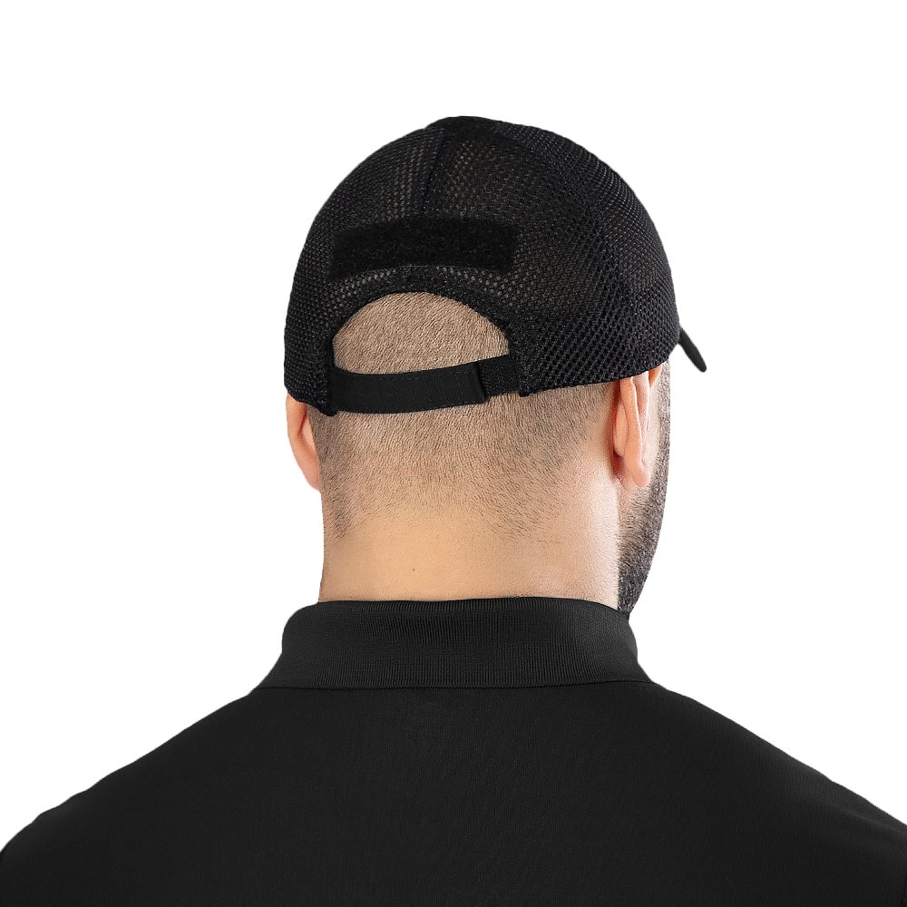 Бейсболка Tactic Mesh Rip-Stop Stretch Чорна (8932) - військове спорядження Darkskiff - фото 10 Бейсболка Tactic Mesh Rip-Stop Stretch Чорна (8932) - тактичне спорядження Darkskiff - фото 10