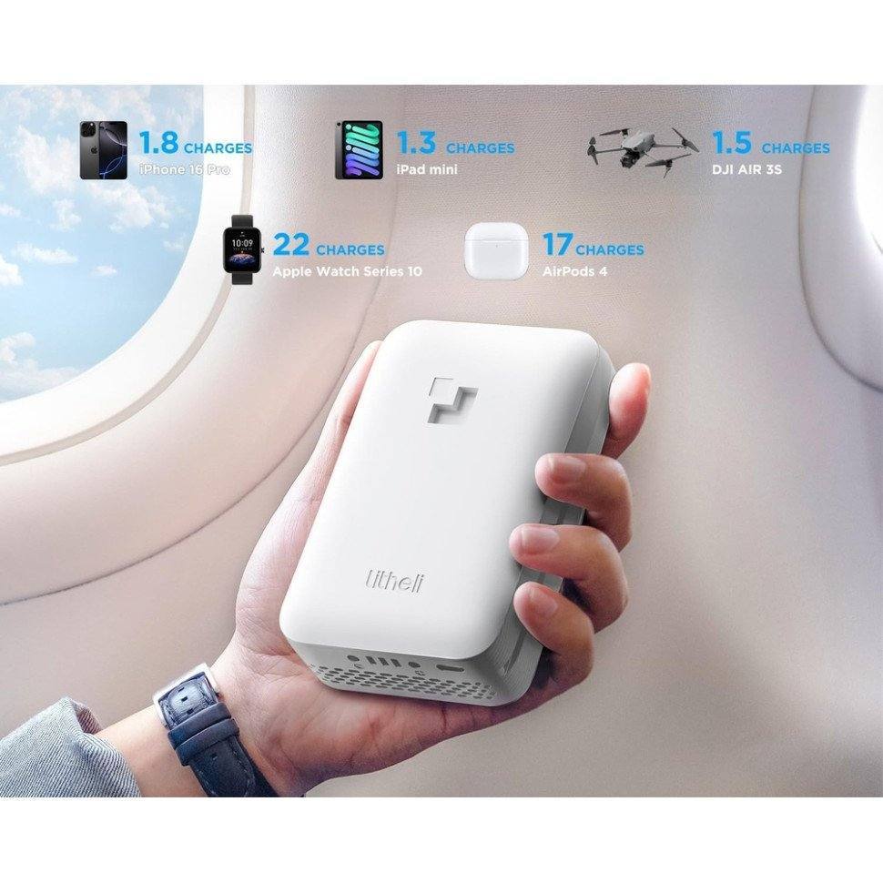 УМБ Litheli Power Bank SE 20000 mAh, 45 W, 4А, Fast Charge U20BY09-0U000 - військове спорядження Darkskiff - фото 14 УМБ Litheli Power Bank SE 20000 mAh, 45 W, 4А, Fast Charge U20BY09-0U000 - тактичне спорядження Darkskiff - фото 14