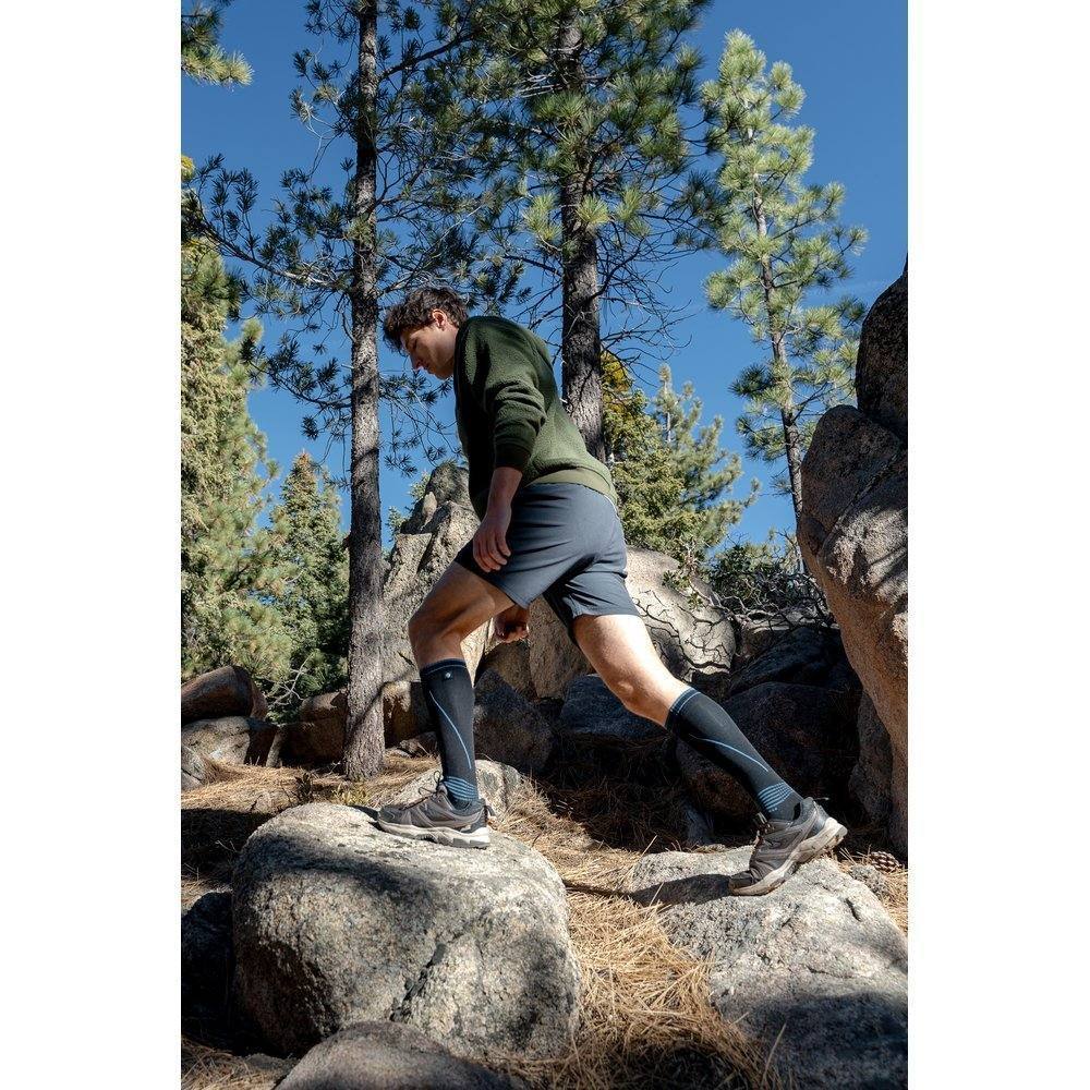 Водонепроникні шкарпетки Dexshell Longlite Socks 2.0, блакитні полоски, розмір XL (47-49) - військове спорядження Darkskiff - фото 11 Водонепроникні шкарпетки Dexshell Longlite Socks 2.0, блакитні полоски, розмір XL (47-49) - тактичне спорядження Darkskiff - фото 11