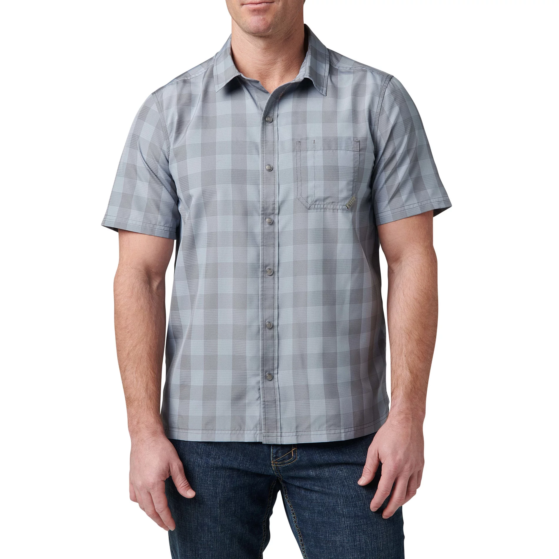 Сорочка тактична "5.11 Tactical® Nate Short Sleeve Shirt" - військове спорядження Darkskiff - фото 9 Сорочка тактична "5.11 Tactical® Nate Short Sleeve Shirt" - тактичне спорядження Darkskiff - фото 9