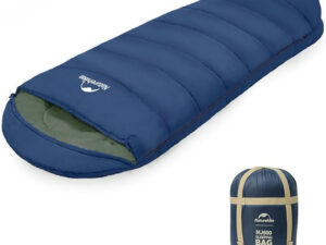 Спальник з капюшоном Naturehike MJ600 CNK2300SD014, темно-блакитний - тактичне спорядження Darkskiff - фото 20