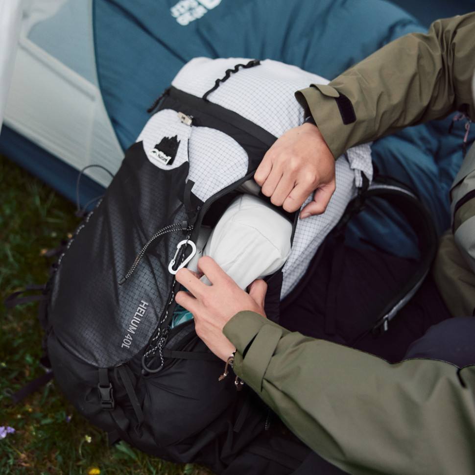 Рюкзак туристичний Naturehike Helium CNK2450XB016, 40 л, білий, L - військове спорядження Darkskiff - фото 19 Рюкзак туристичний Naturehike Helium CNK2450XB016, 40 л, білий, L - тактичне спорядження Darkskiff - фото 19