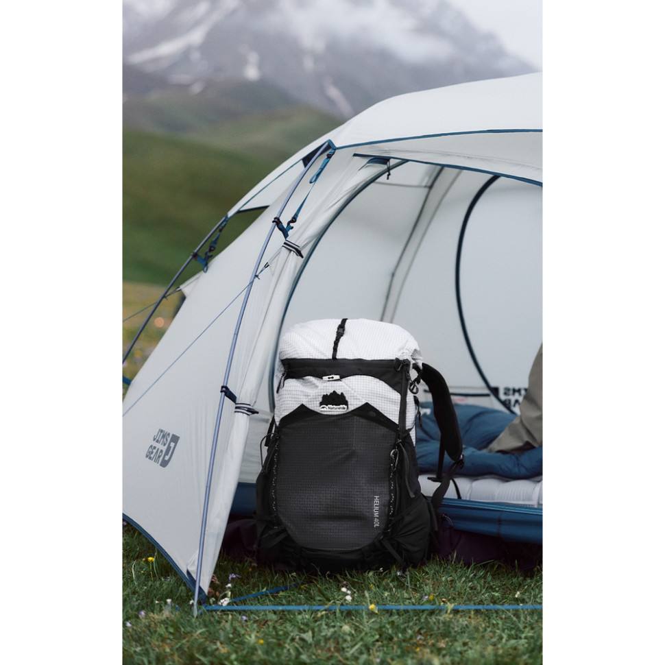 Рюкзак туристичний Naturehike Helium CNK2450XB016, 40 л, білий, L - військове спорядження Darkskiff - фото 22 Рюкзак туристичний Naturehike Helium CNK2450XB016, 40 л, білий, L - тактичне спорядження Darkskiff - фото 22