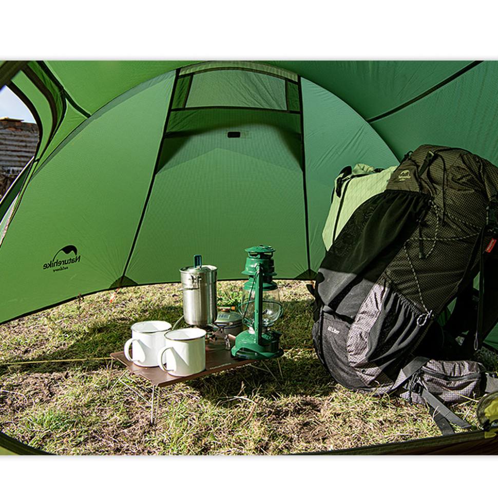 Намет тримісний Naturehike Opalus, UL, NH17L001-L, світло-зелений - військове спорядження Darkskiff - фото 10 Намет тримісний Naturehike Opalus, UL, NH17L001-L, світло-зелений - тактичне спорядження Darkskiff - фото 10