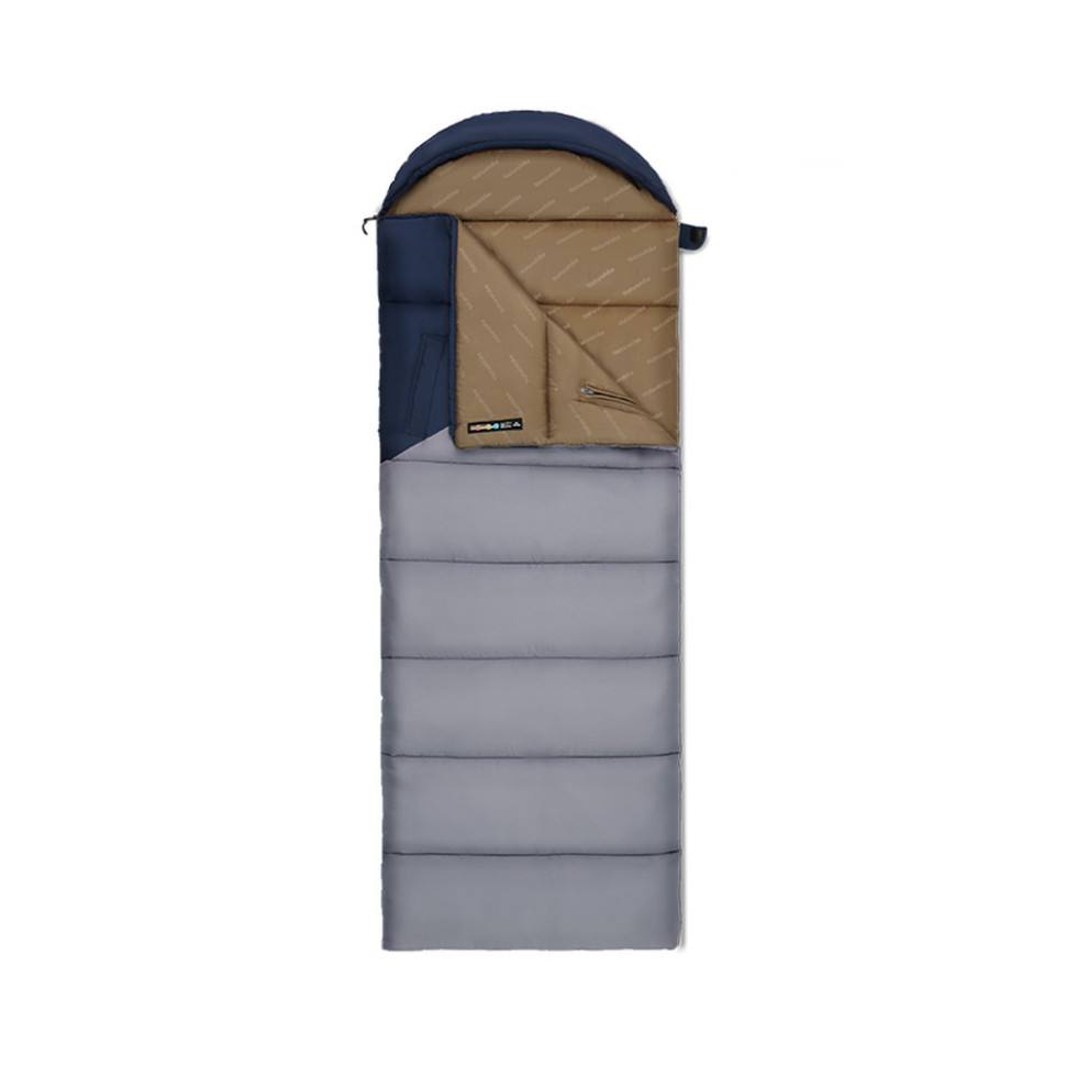 Спальник з капюшоном Naturehike Sunny Day PL02 U250 CNK2550WS028, (8,5°C), лівий, блакитно-синій - військове спорядження Darkskiff - фото 9 Спальник з капюшоном Naturehike Sunny Day PL02 U250 CNK2550WS028, (8,5°C), лівий, блакитно-синій - тактичне спорядження Darkskiff - фото 9