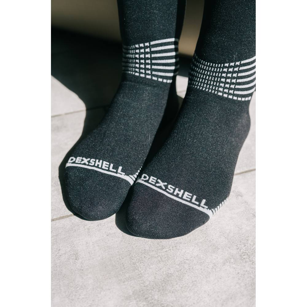 Водонепроникні шкарпетки Dexshell Longlite Socks 2.0, блакитні полоски, розмір XL (47-49) - військове спорядження Darkskiff - фото 22 Водонепроникні шкарпетки Dexshell Longlite Socks 2.0, блакитні полоски, розмір XL (47-49) - тактичне спорядження Darkskiff - фото 22