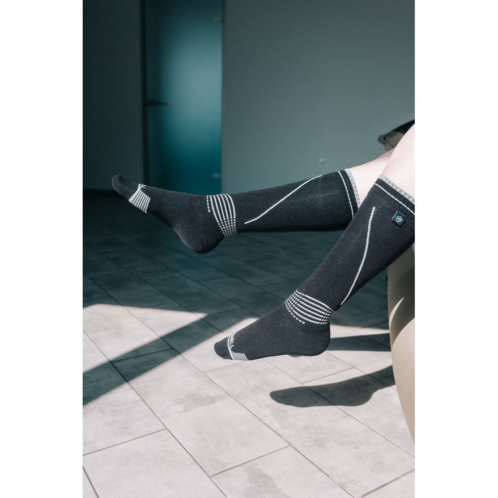Водонепроникні шкарпетки Dexshell Longlite Socks 2.0, блакитні полоски, розмір XL (47-49) - військове спорядження Darkskiff - фото 23 Водонепроникні шкарпетки Dexshell Longlite Socks 2.0, блакитні полоски, розмір XL (47-49) - тактичне спорядження Darkskiff - фото 23